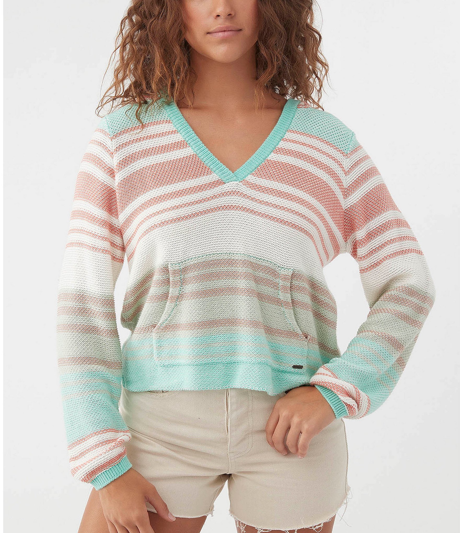 O'Neill Catamaran Stripe Print Lightweight Hoodie | Dillard's