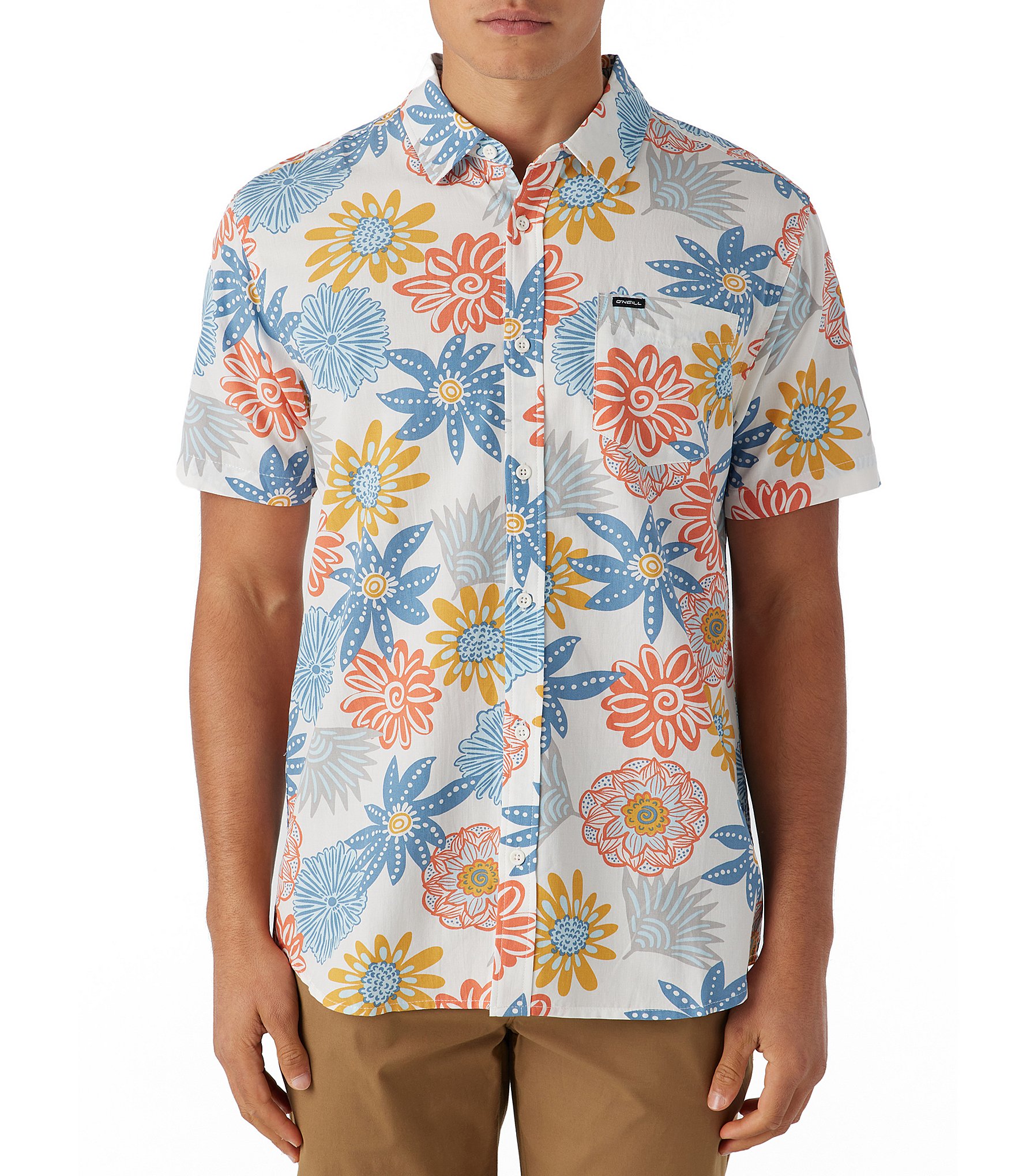 O'Neill Oasis Eco Printed Short Sleeve Woven Shirt