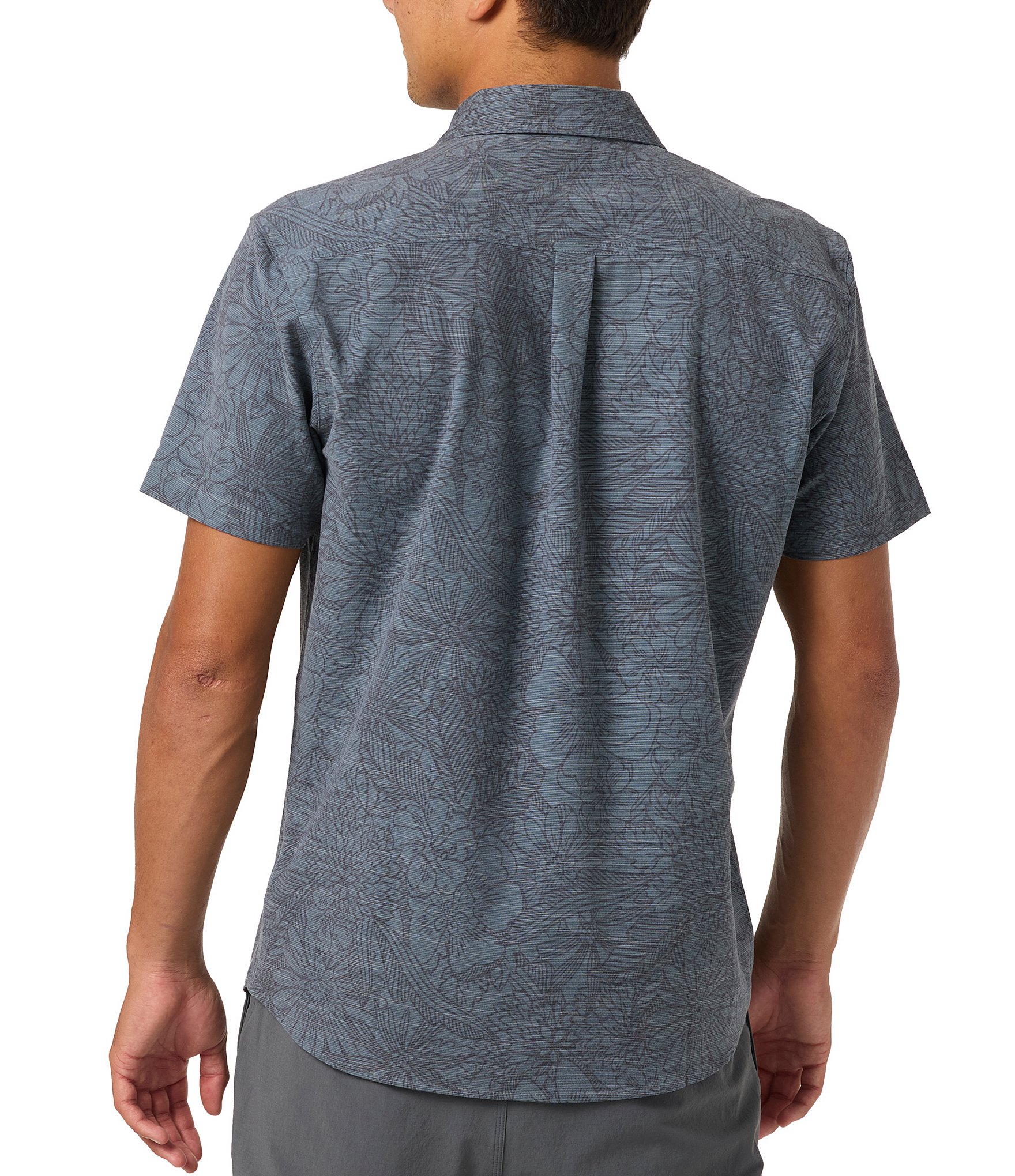 O'Neill Printed Short Sleeve Slub Woven Shirt
