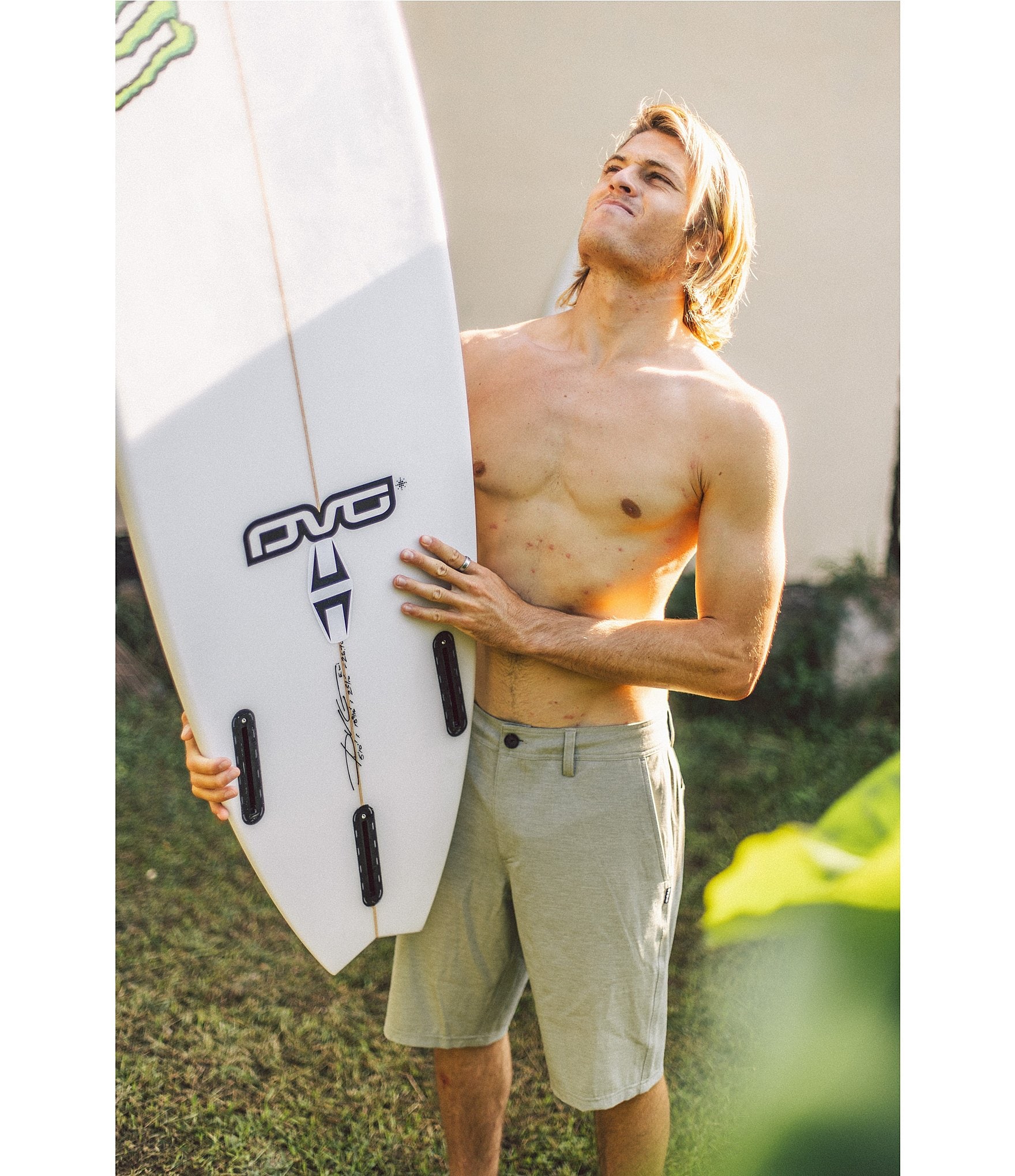 O'Neill Reserve Solid Heather 19#double; Outseam Hybrid Shorts