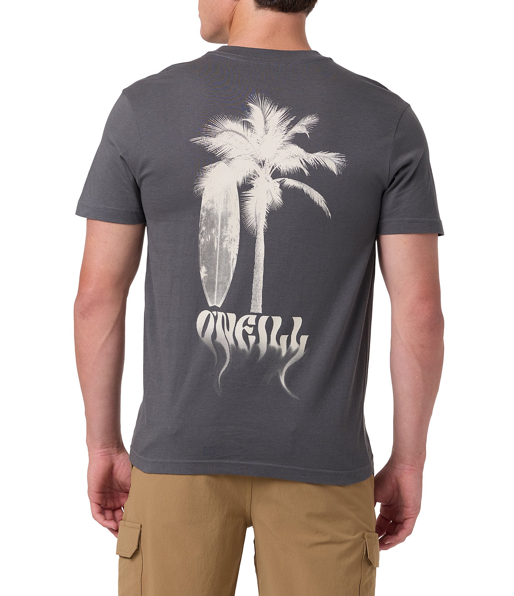 O'Neill Shadow Palm Tree Short Sleeve T-Shirt