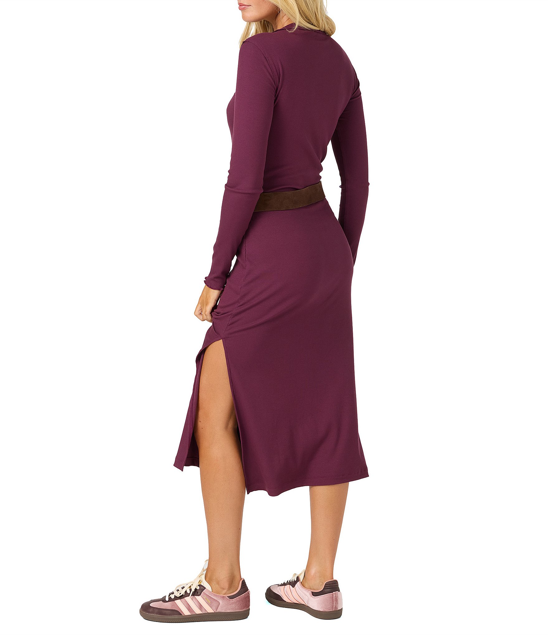 O'Neill Suzana Long Sleeve Midi Dress