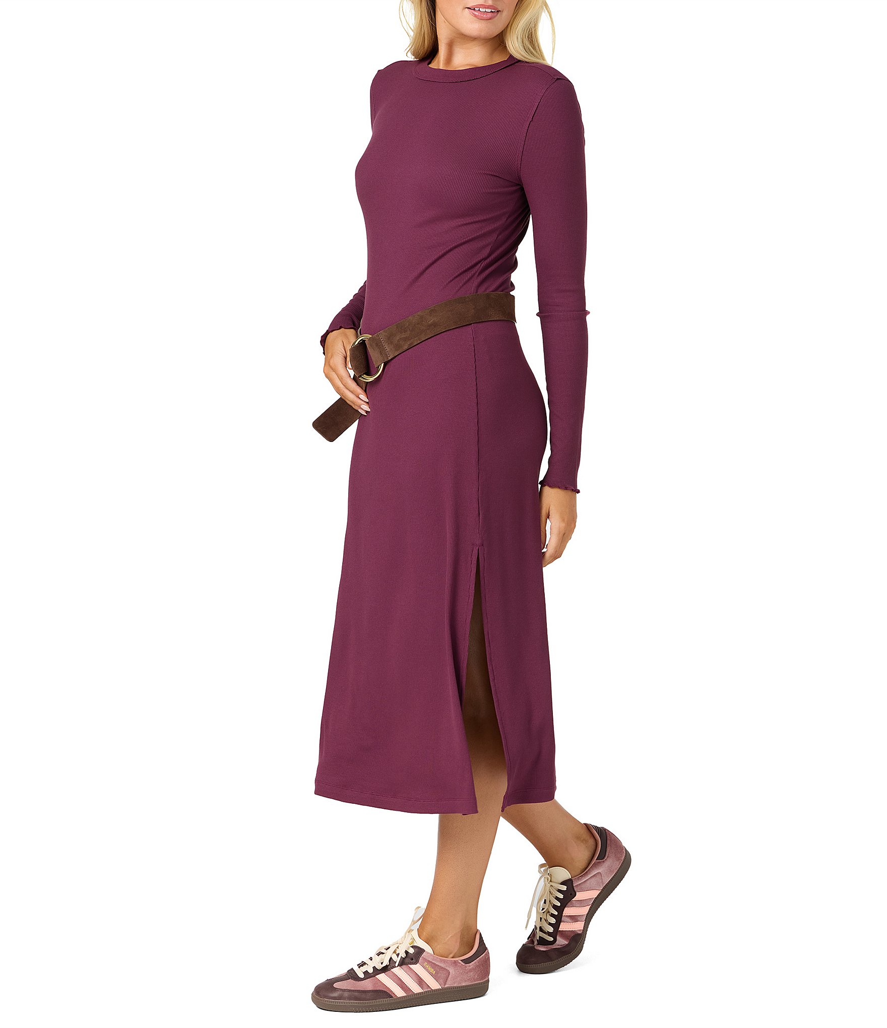 O'Neill Suzana Long Sleeve Midi Dress