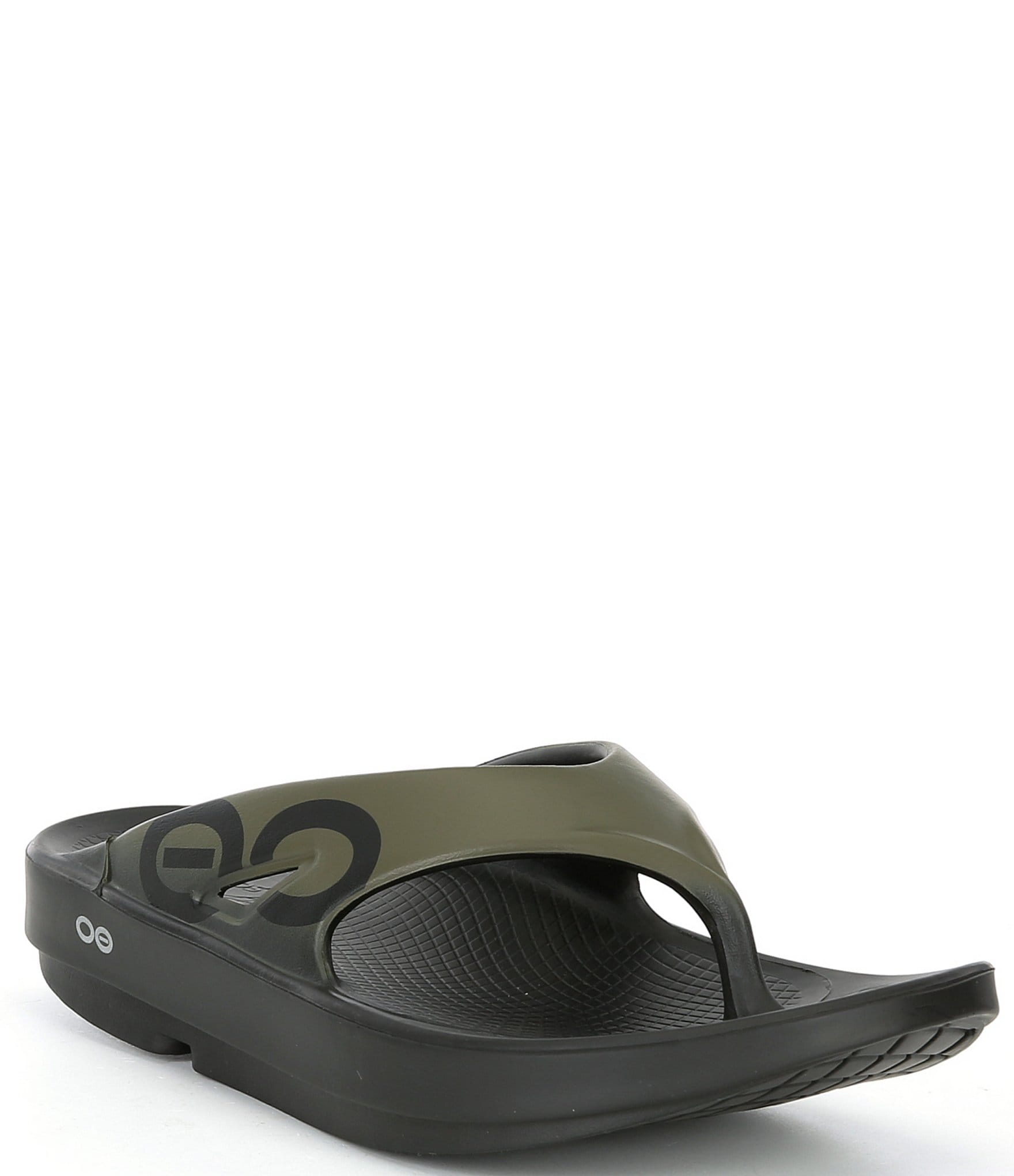 Men's OOahh Black Matte Sport Slide Sandal – OOFOS