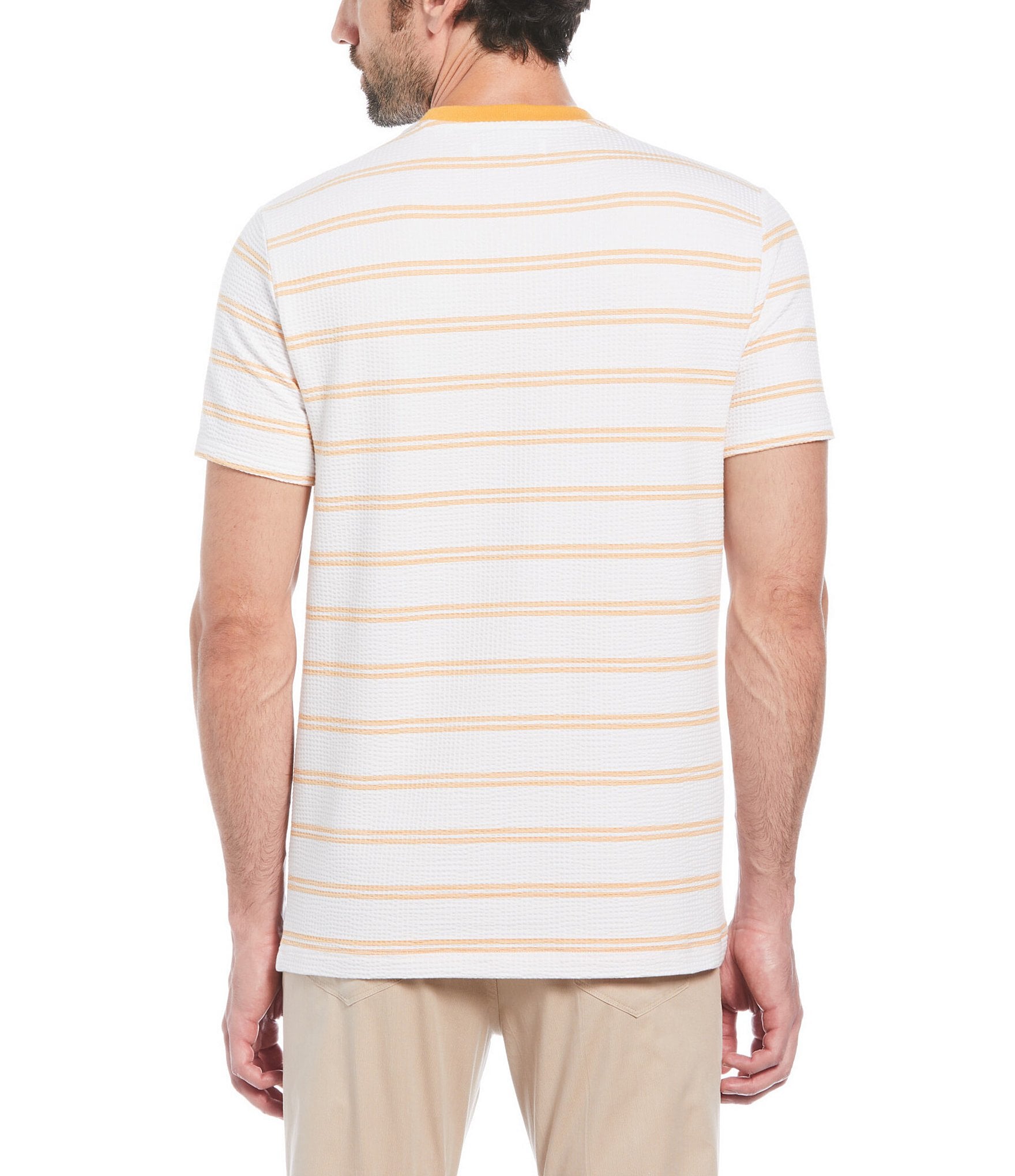 Original Penguin Seersucker Stripe Short Sleeve T-Shirt