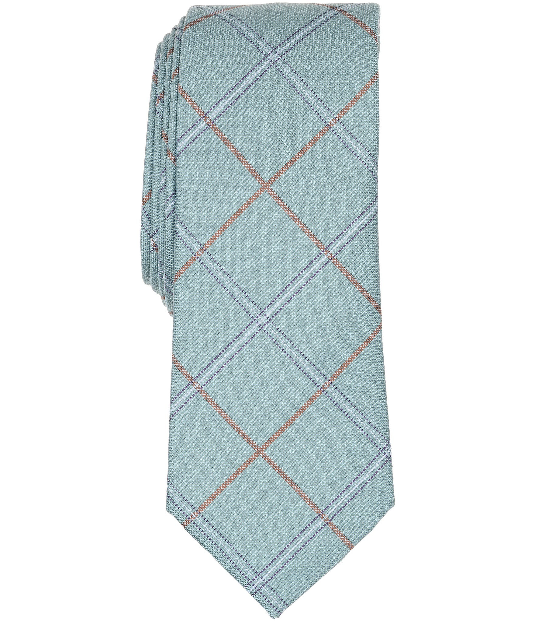 Original Penguin Watson Plaid Skinny Tie