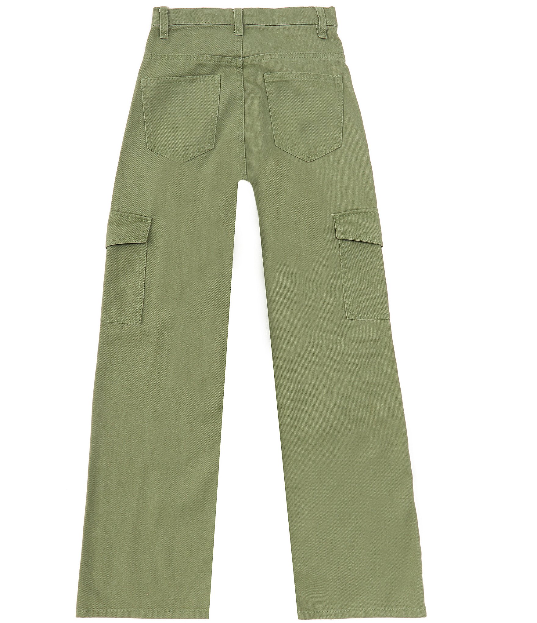 Originality Big Girls 7-16 Cargo Pocket Twill Pant