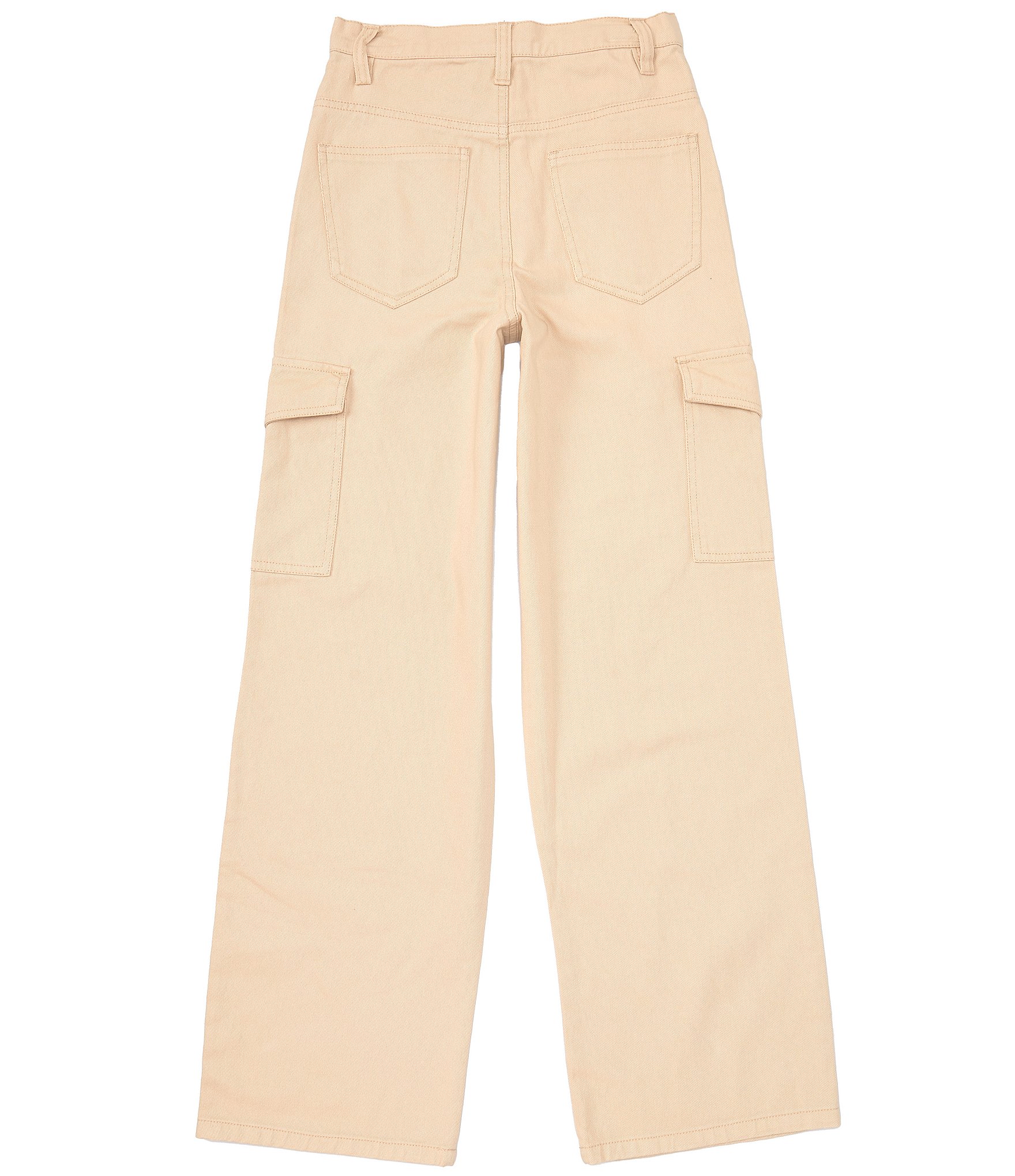 Originality Big Girls 7-16 Cargo Pocket Twill Pant