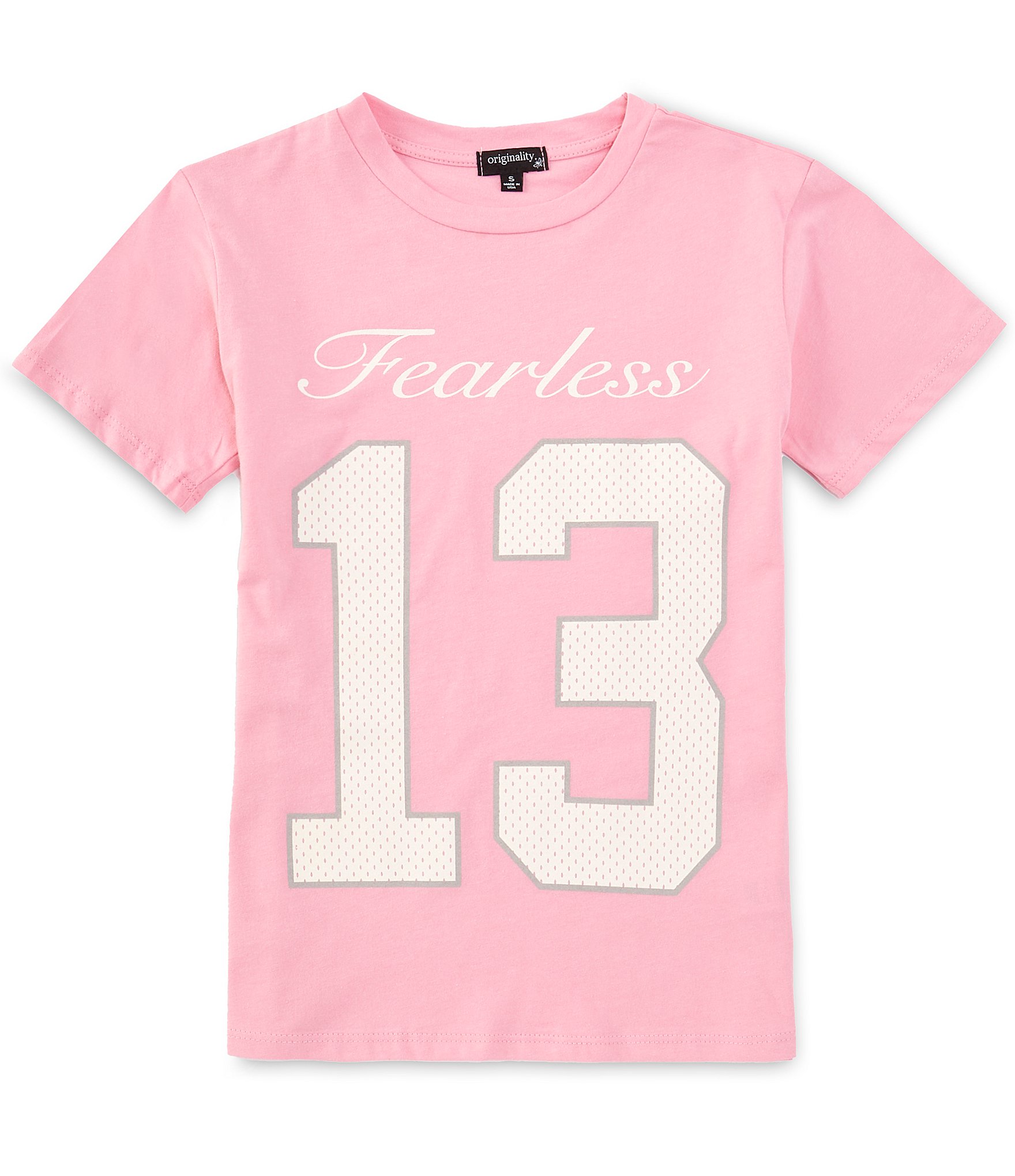Originality Big Girls Short Sleeve Oversized Athletic