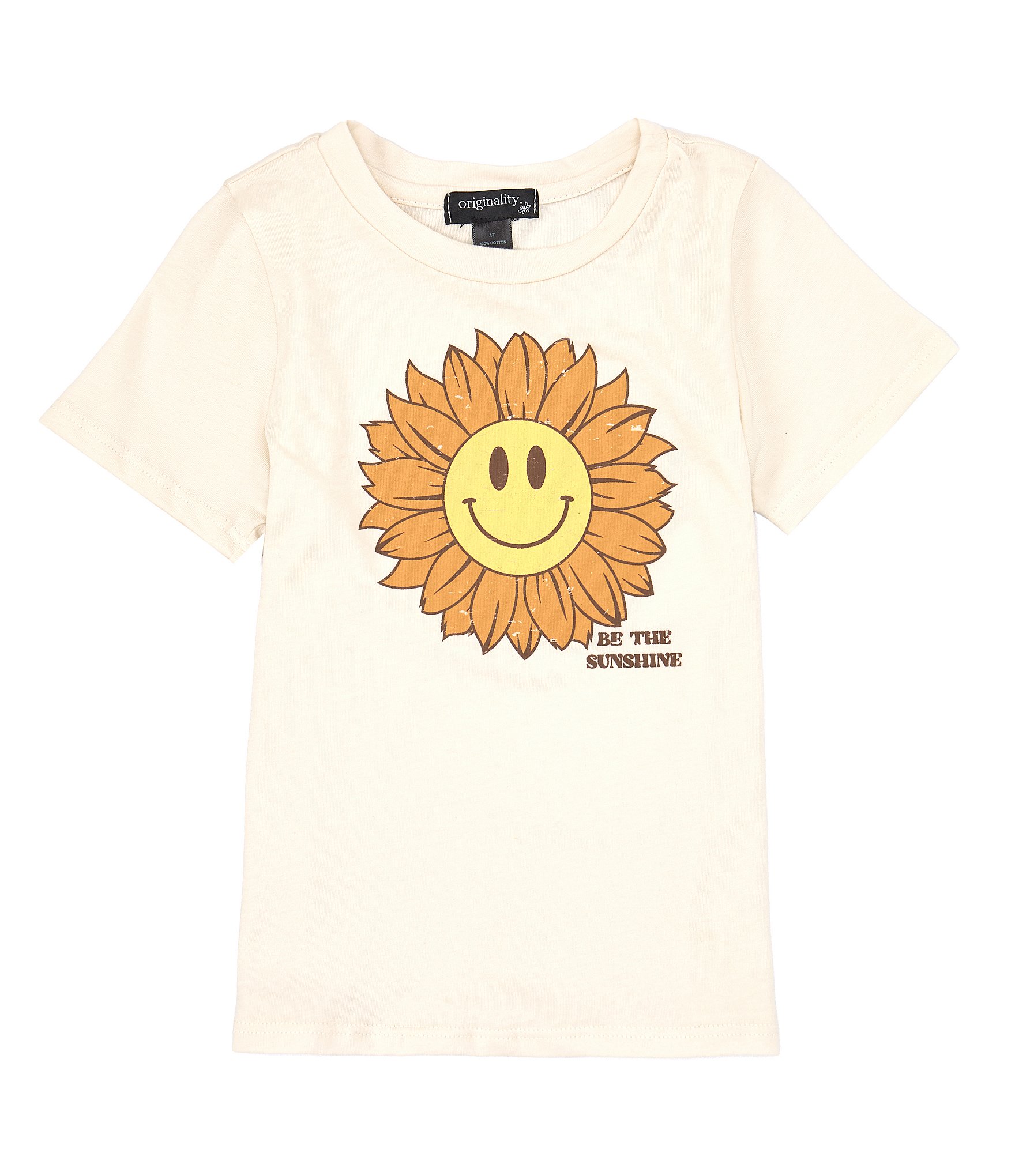 Originality Little Girls 2T-6X Short-Sleeve Be The Sunshine Graphic Tee ...