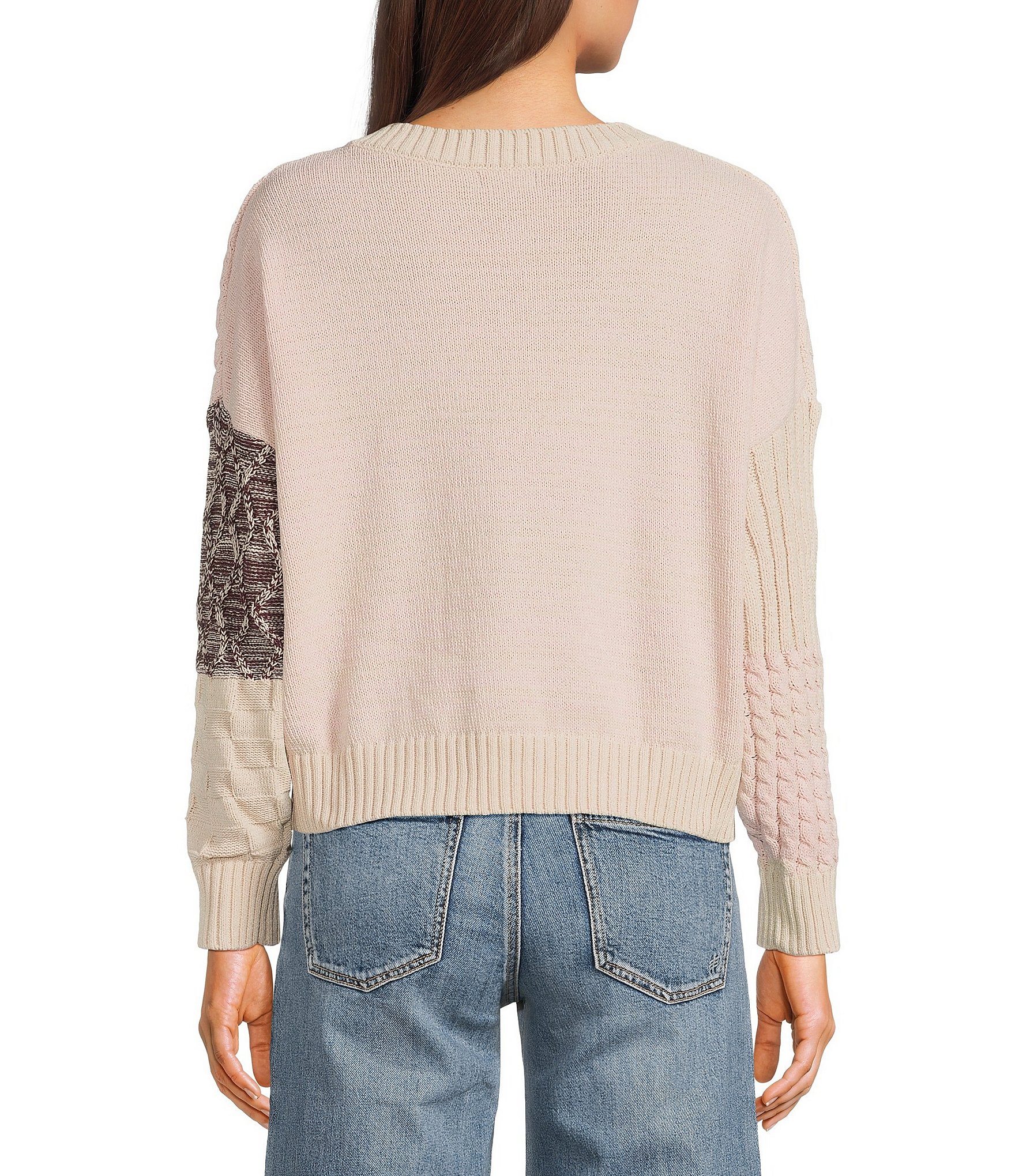 Originality Patchwork Sweater