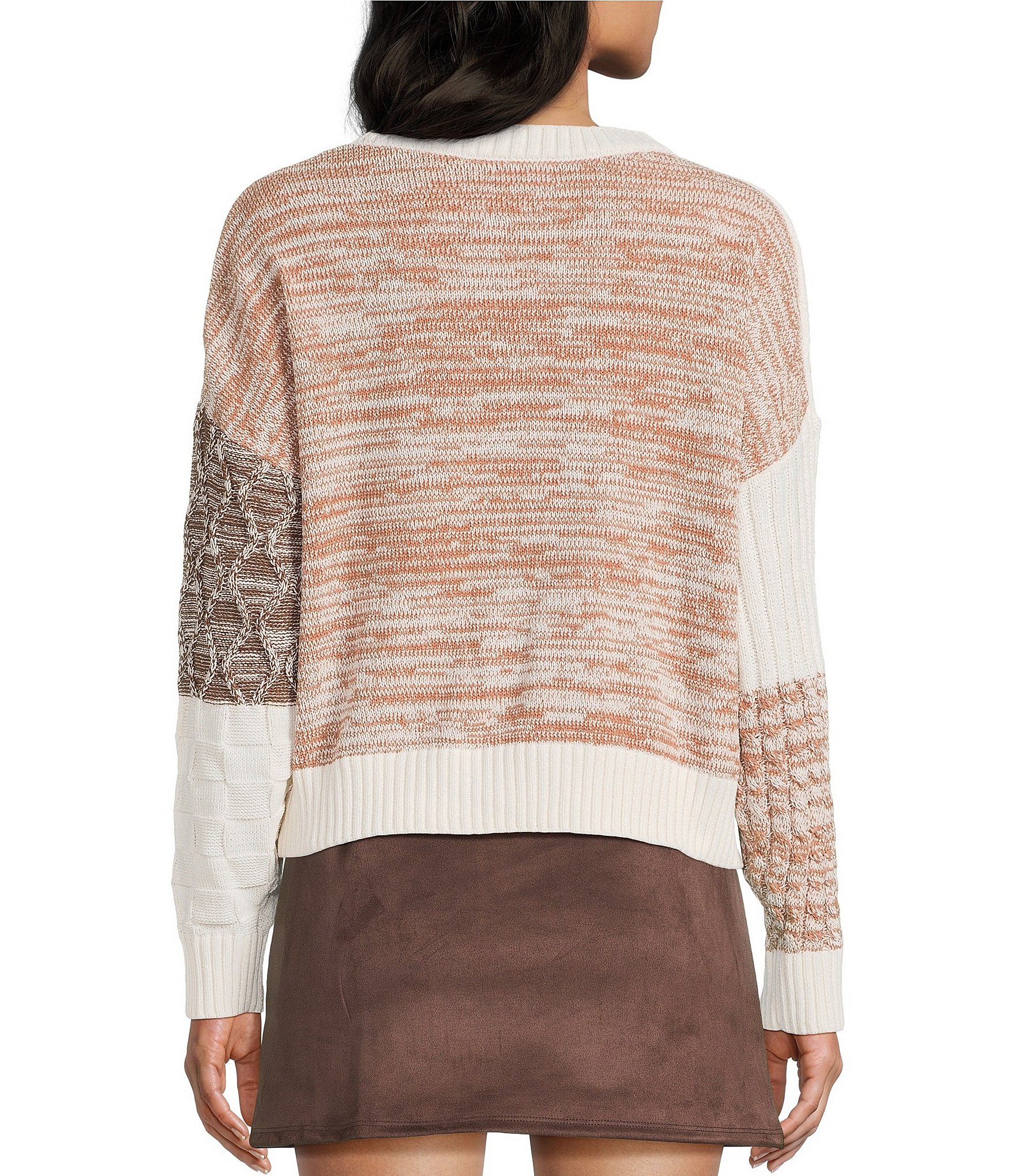 Originality Patchwork Sweater