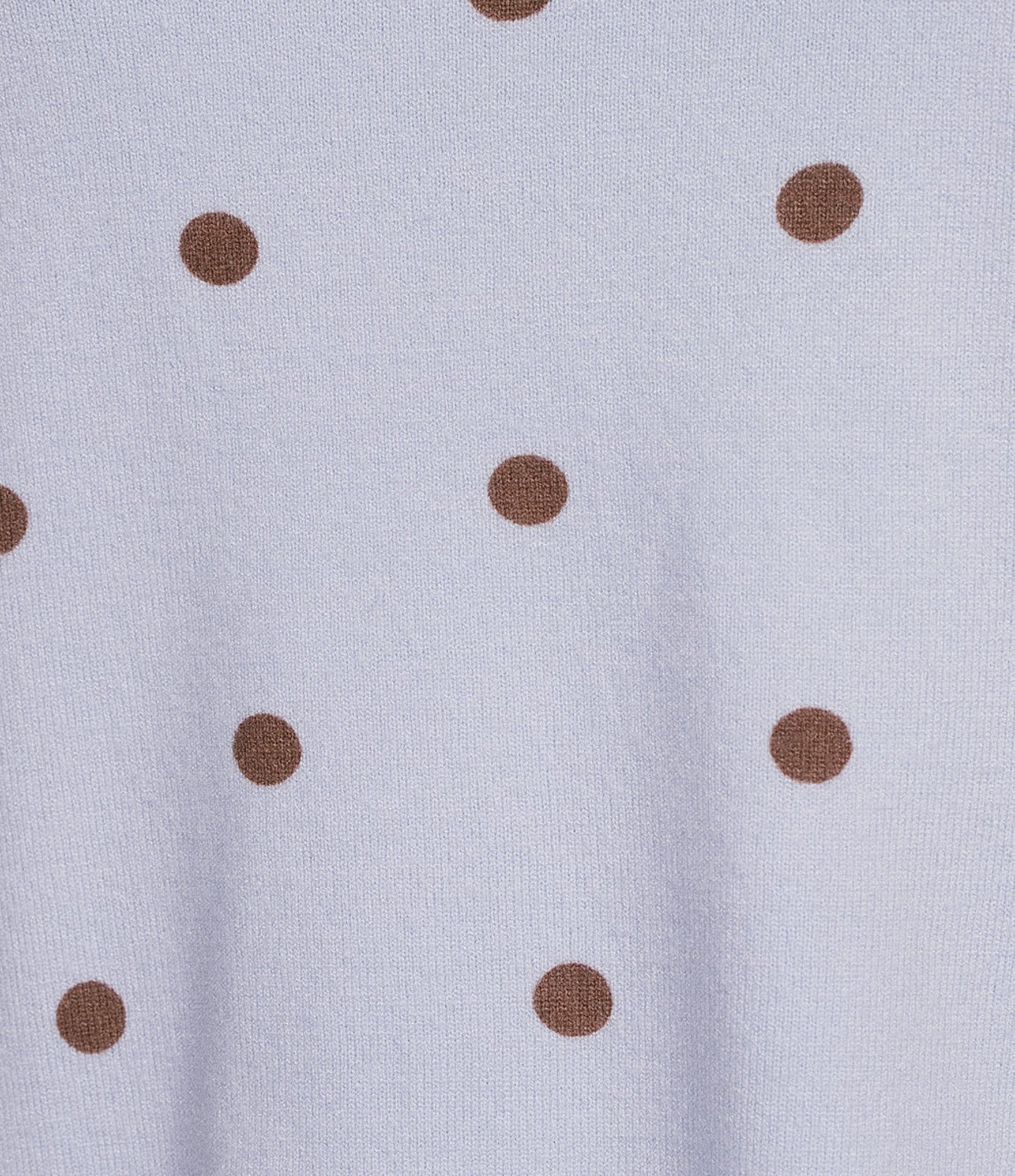 Originality Polka Dot Short Sleeve Sweater