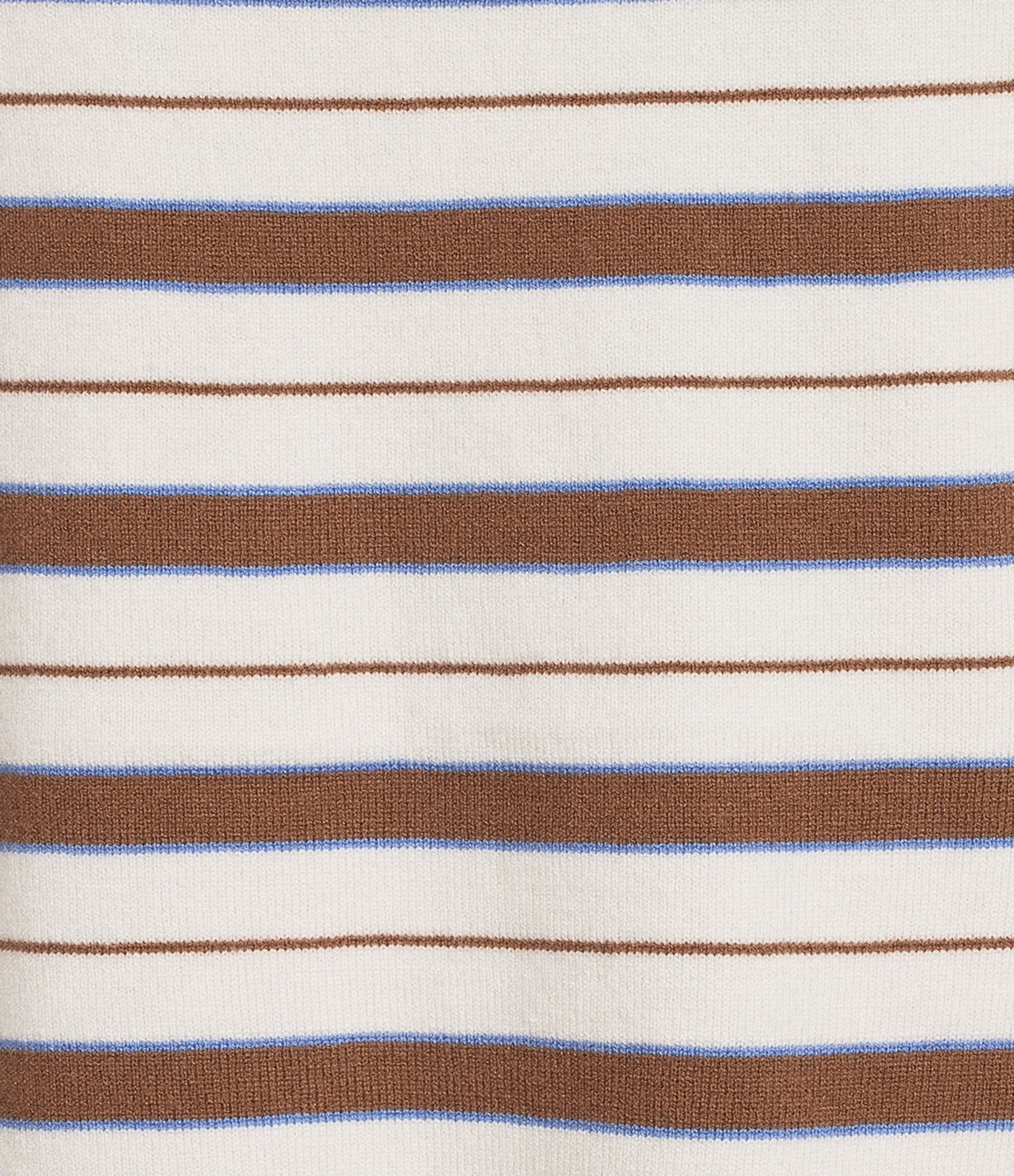 Originality Striped Short Sleeve Sweater
