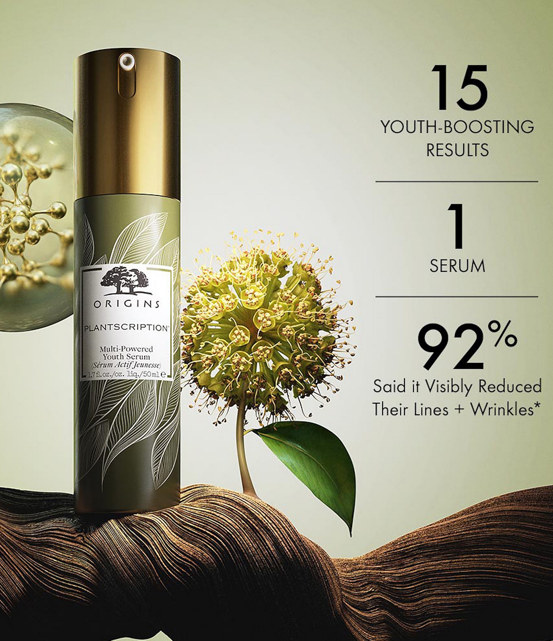 Origins Plantscription™ Multi-Powered Anti-Aging Peptide Serum