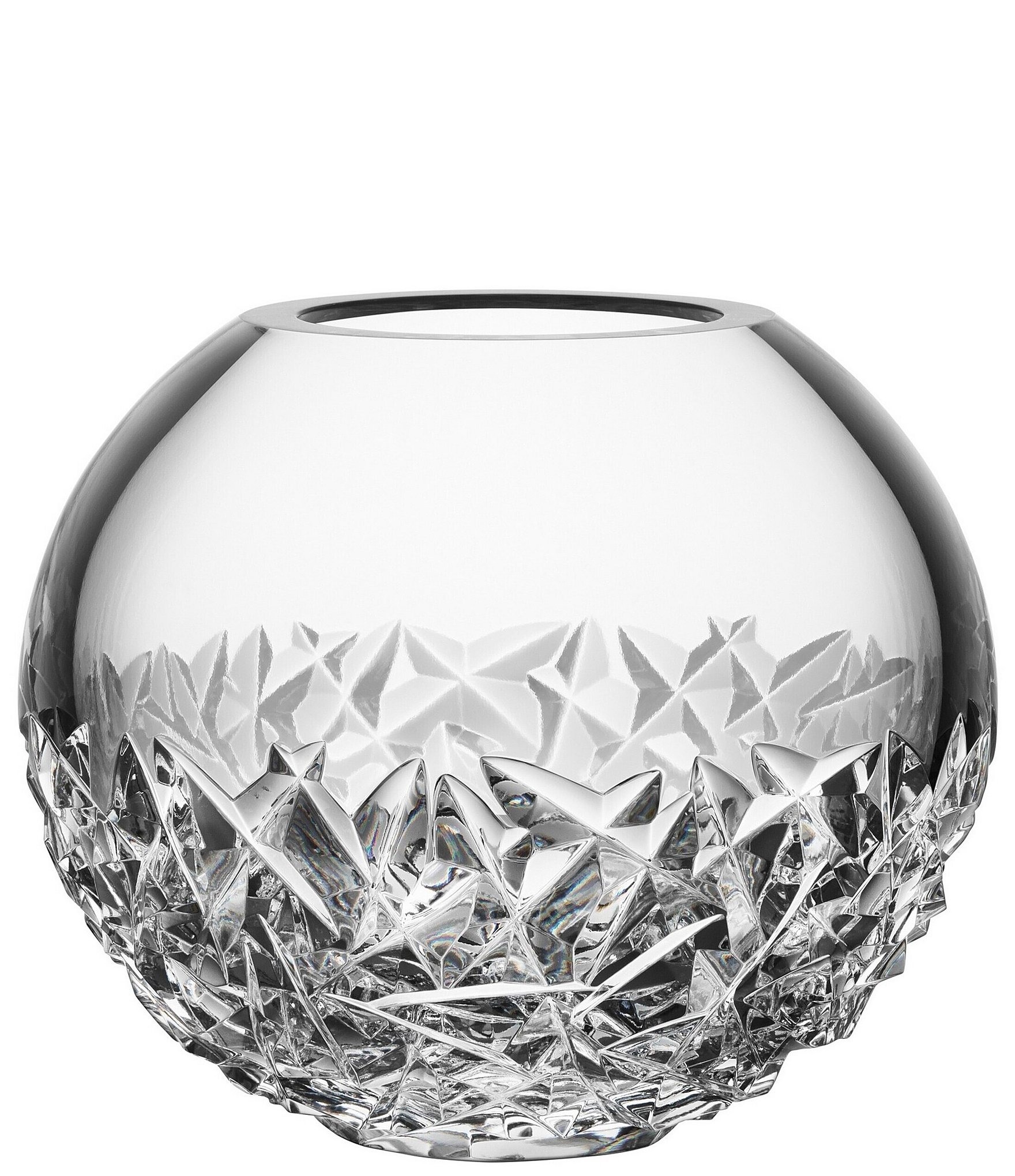 Orrefors Carat Globe Large Crystal Vase