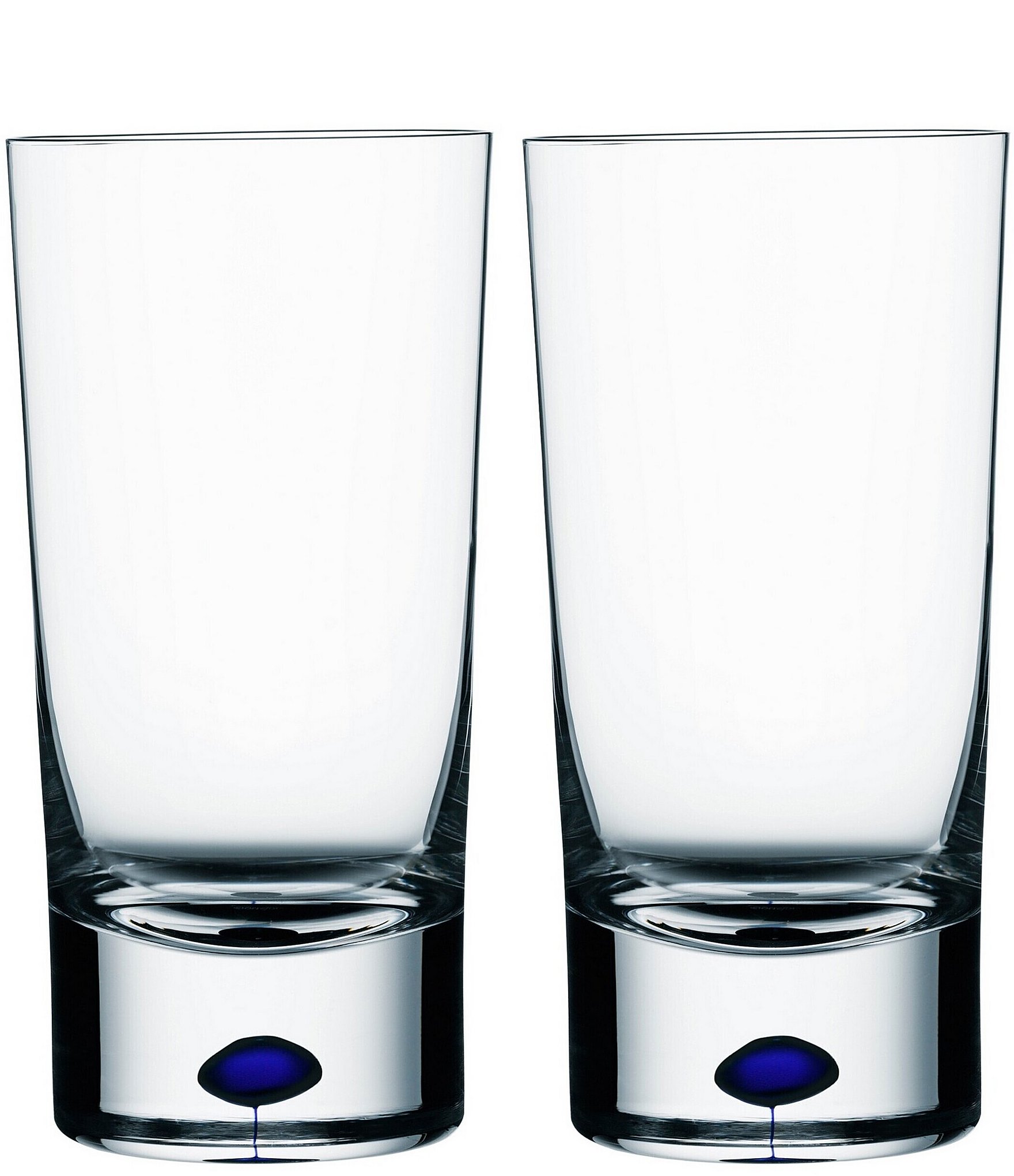 Orrefors Intermezzo Blue Tumbler, Pair