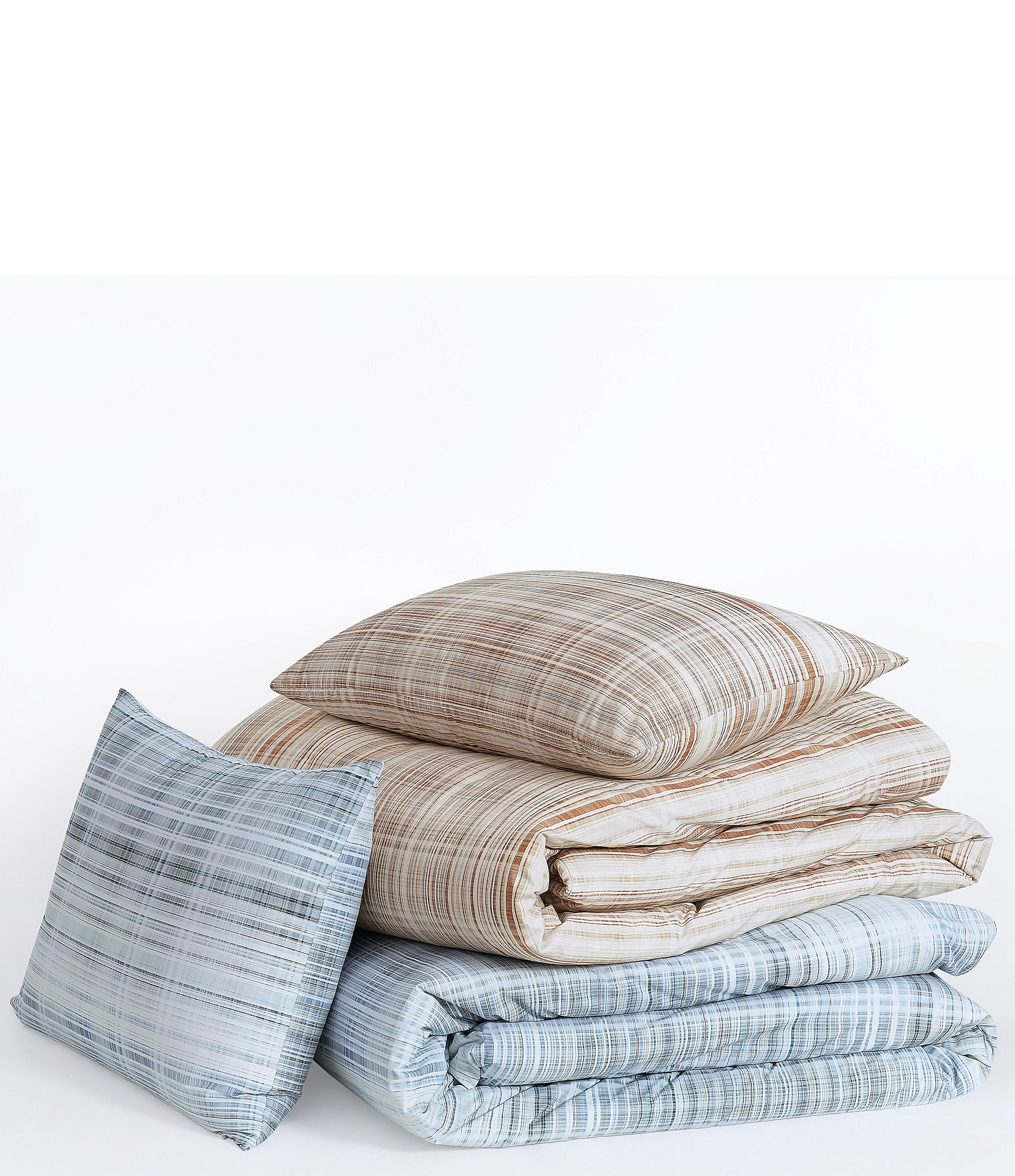 Oscar/Oliver Pascal Mini Plaid Reversible Euro Sham