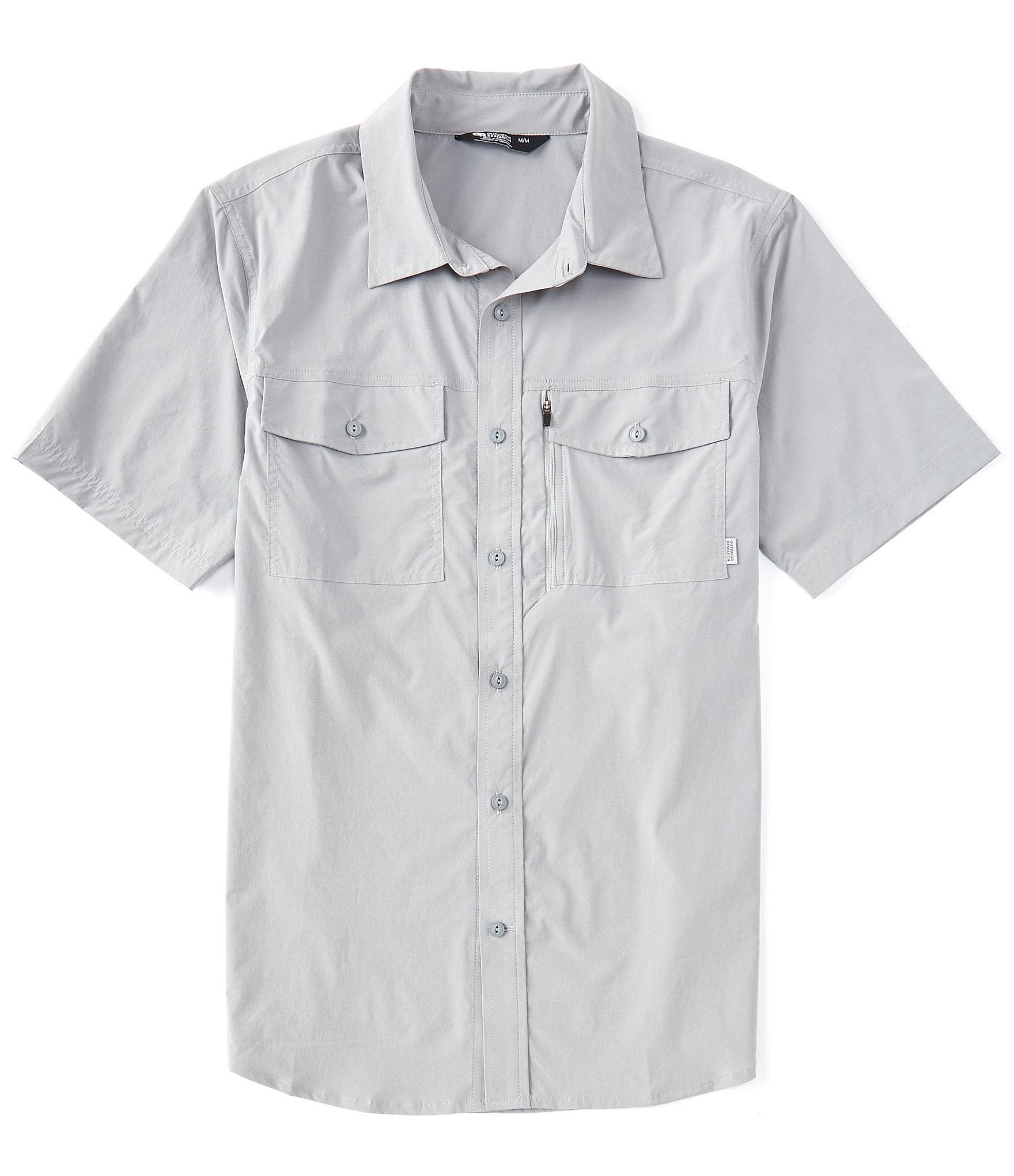 Magellan Polyester Big & Tall Casual Button-Down Shirts for Men