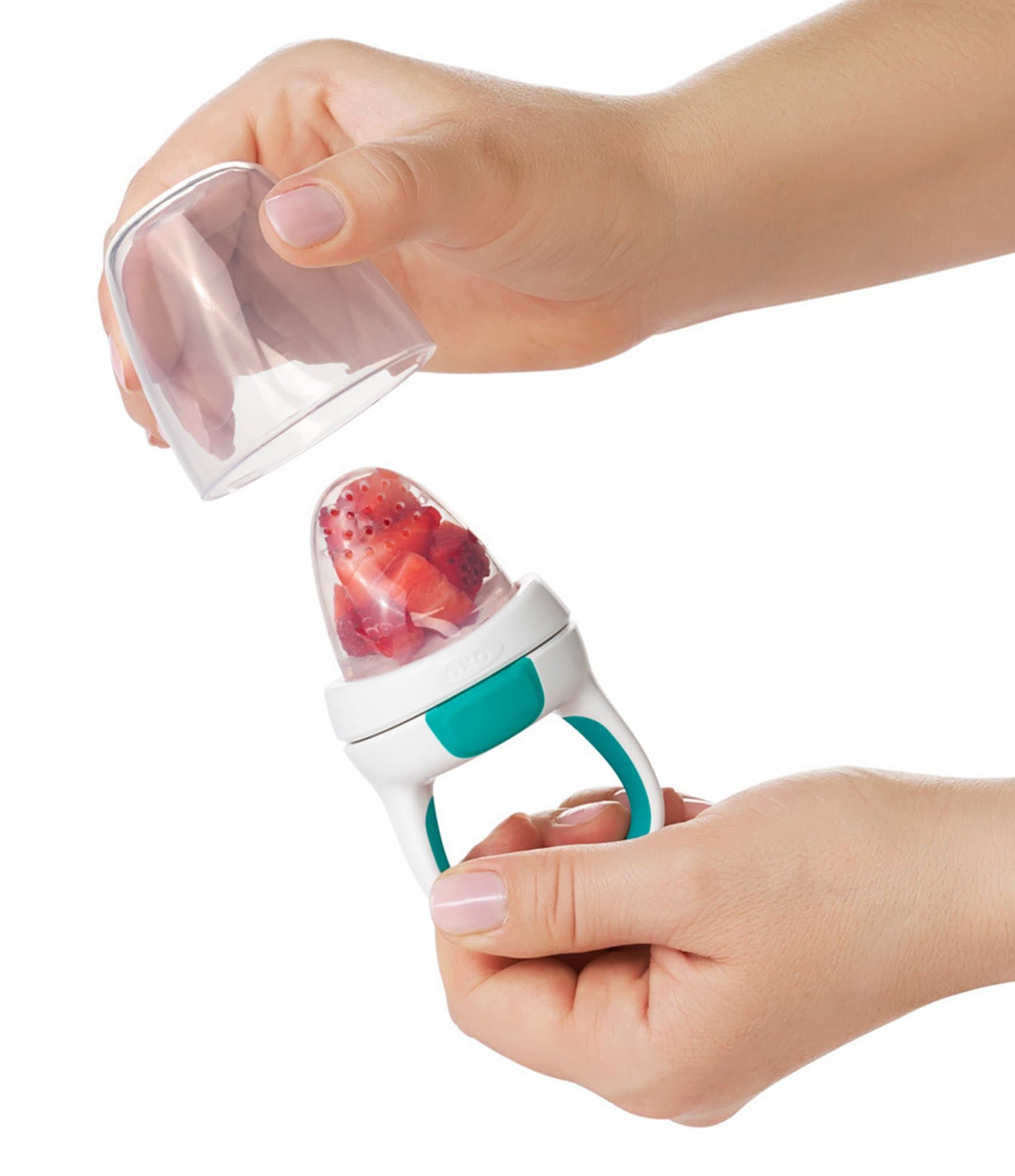 OXO OXO Tot Baby Feeding Silicone Self-Feeder 2-Pack