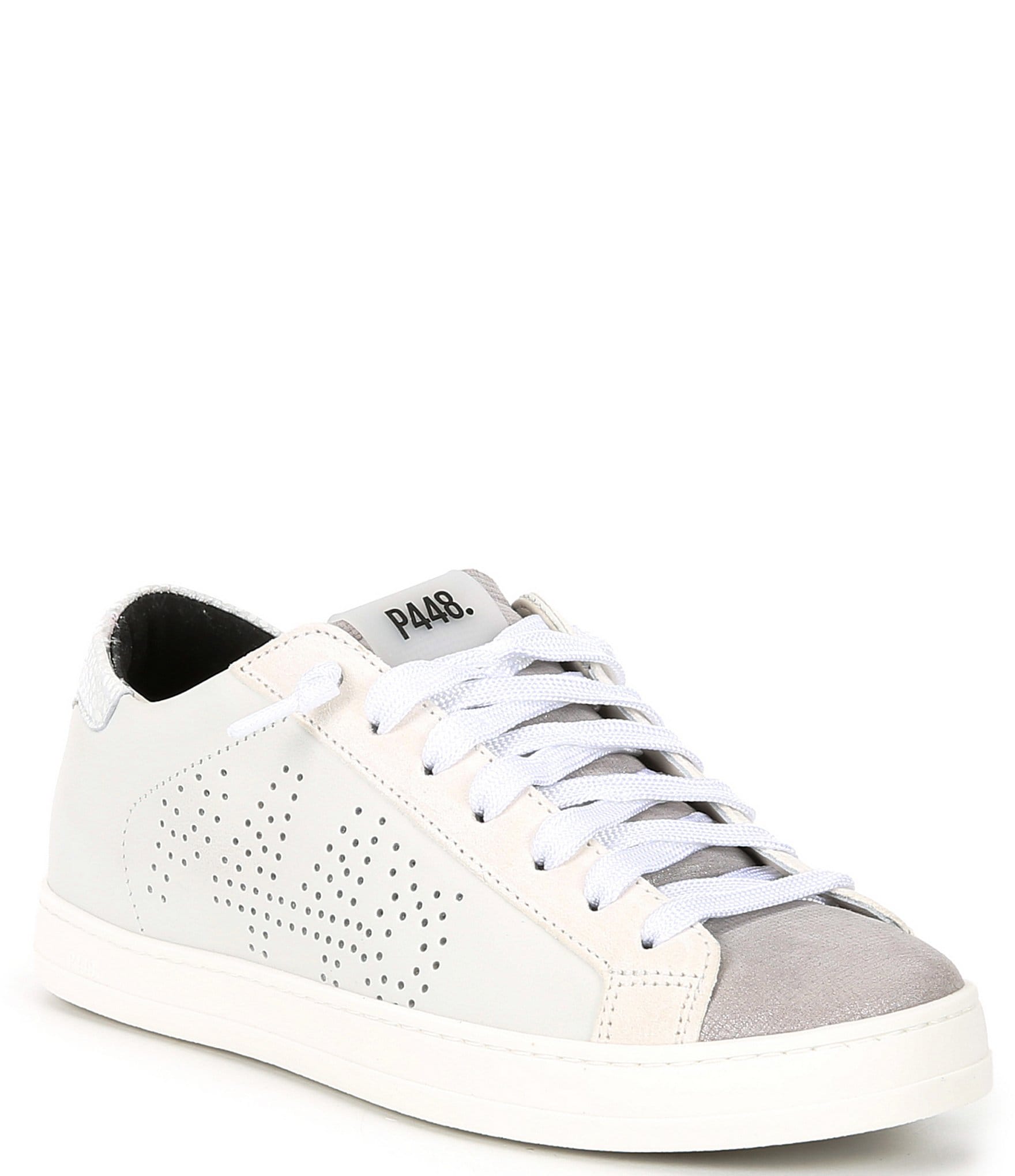 P448 John Pixel Leather Lace-Up Sneakers | Dillard's