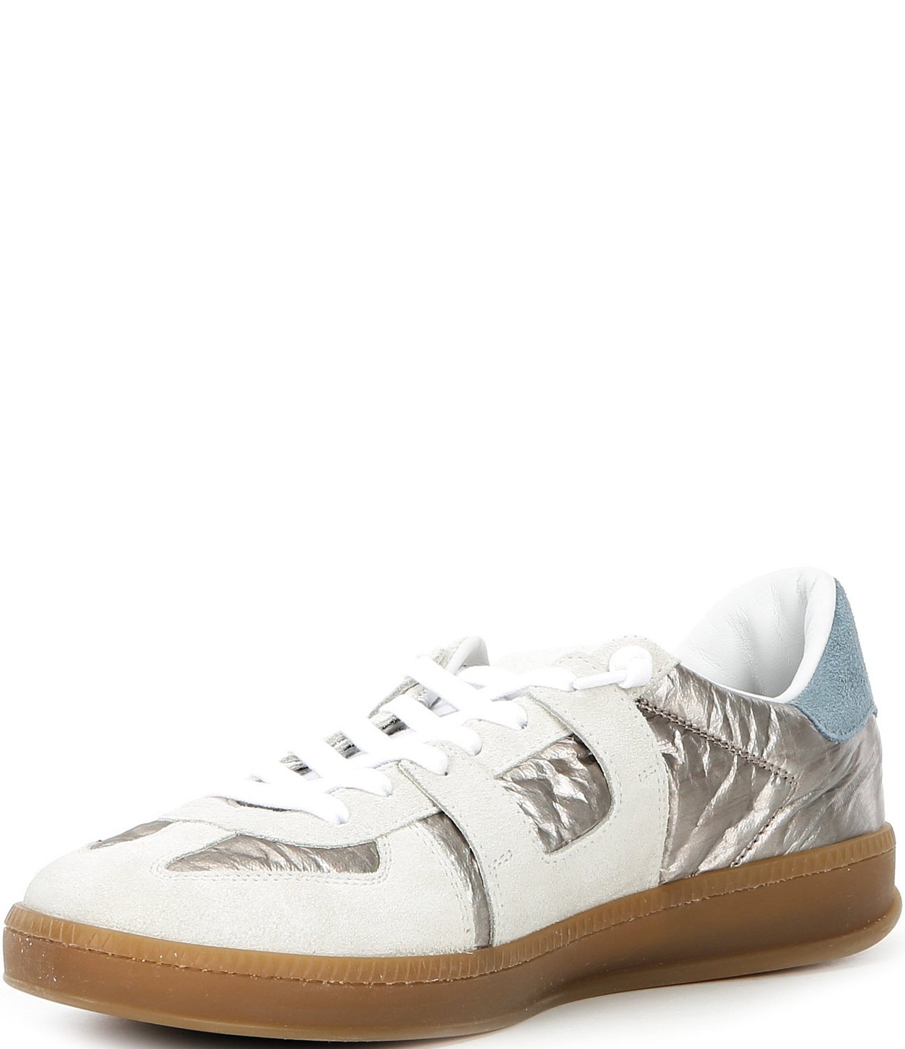 P448 Monza Suede and Nylon Lace Up Sneakers