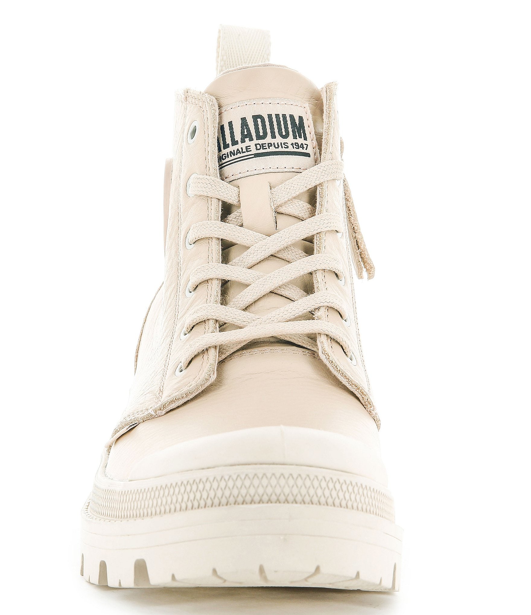 Palladium Pallabase Leather Lace-Up Lug Sole Booties