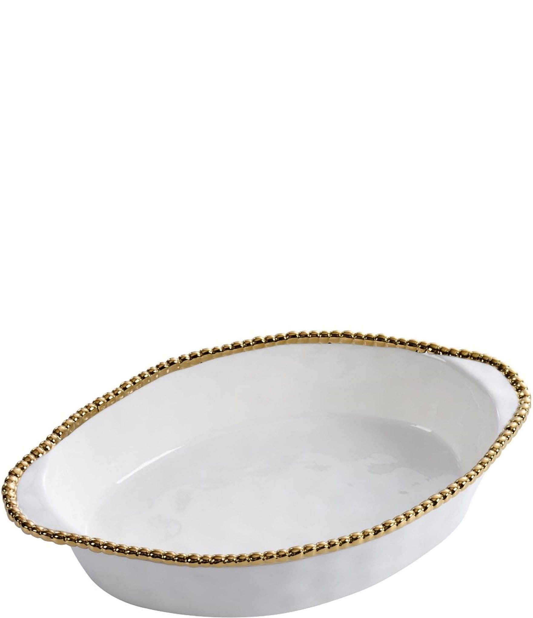 Pampa Bay Golden Salerno Porcelain Oval Baking Dish | Dillard's
