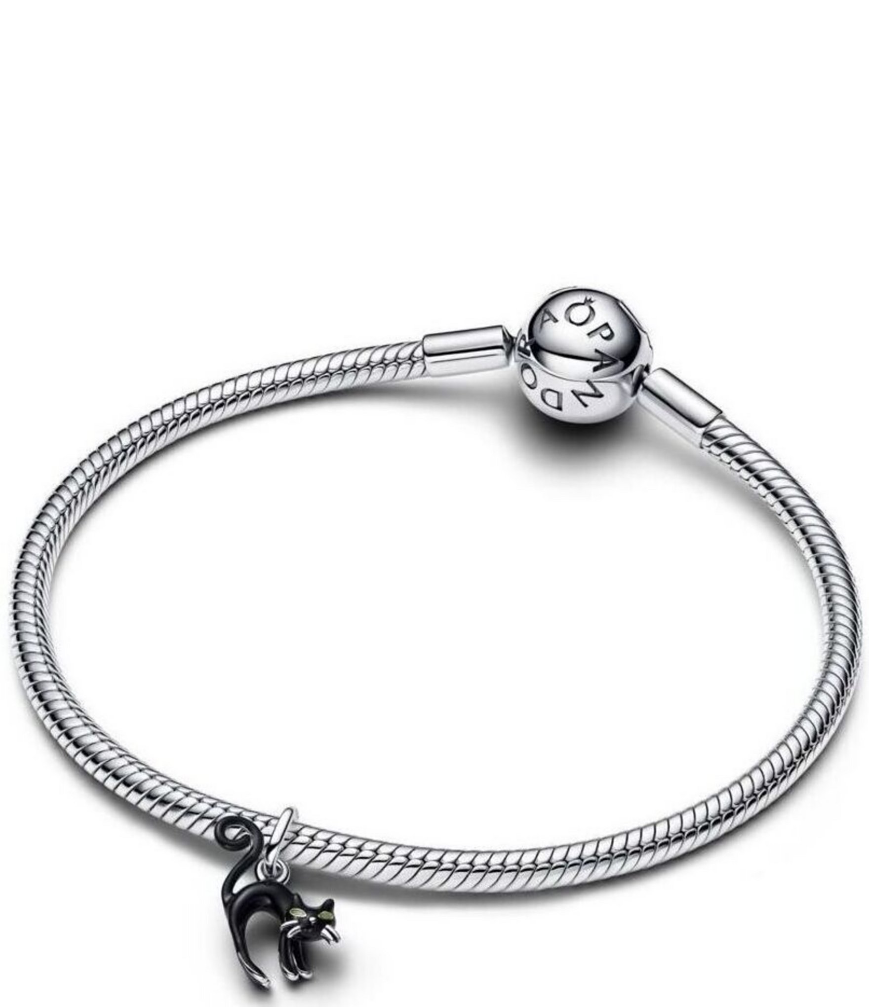 Pandora Black Cat Glow-In-The-Dark Dangle Charm
