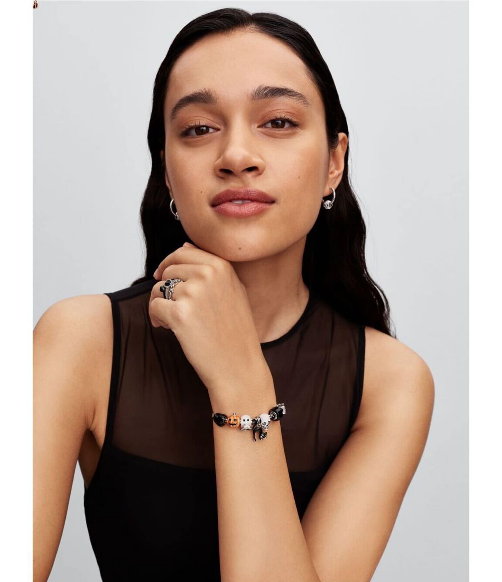 Pandora Black Cat Glow-In-The-Dark Dangle Charm