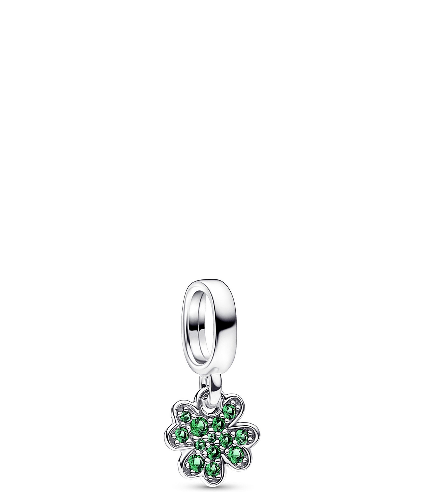 Pandora Four-Leaf Clover Sterling Silver Dangle Charm