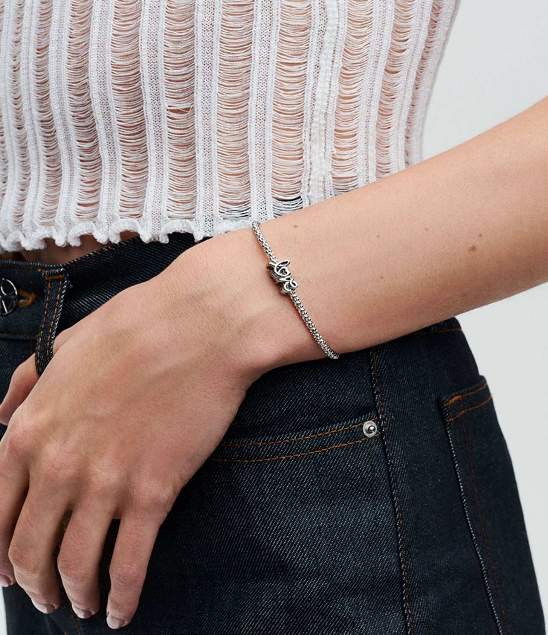 Pandora Handwritten Love Sterling Silver Charm