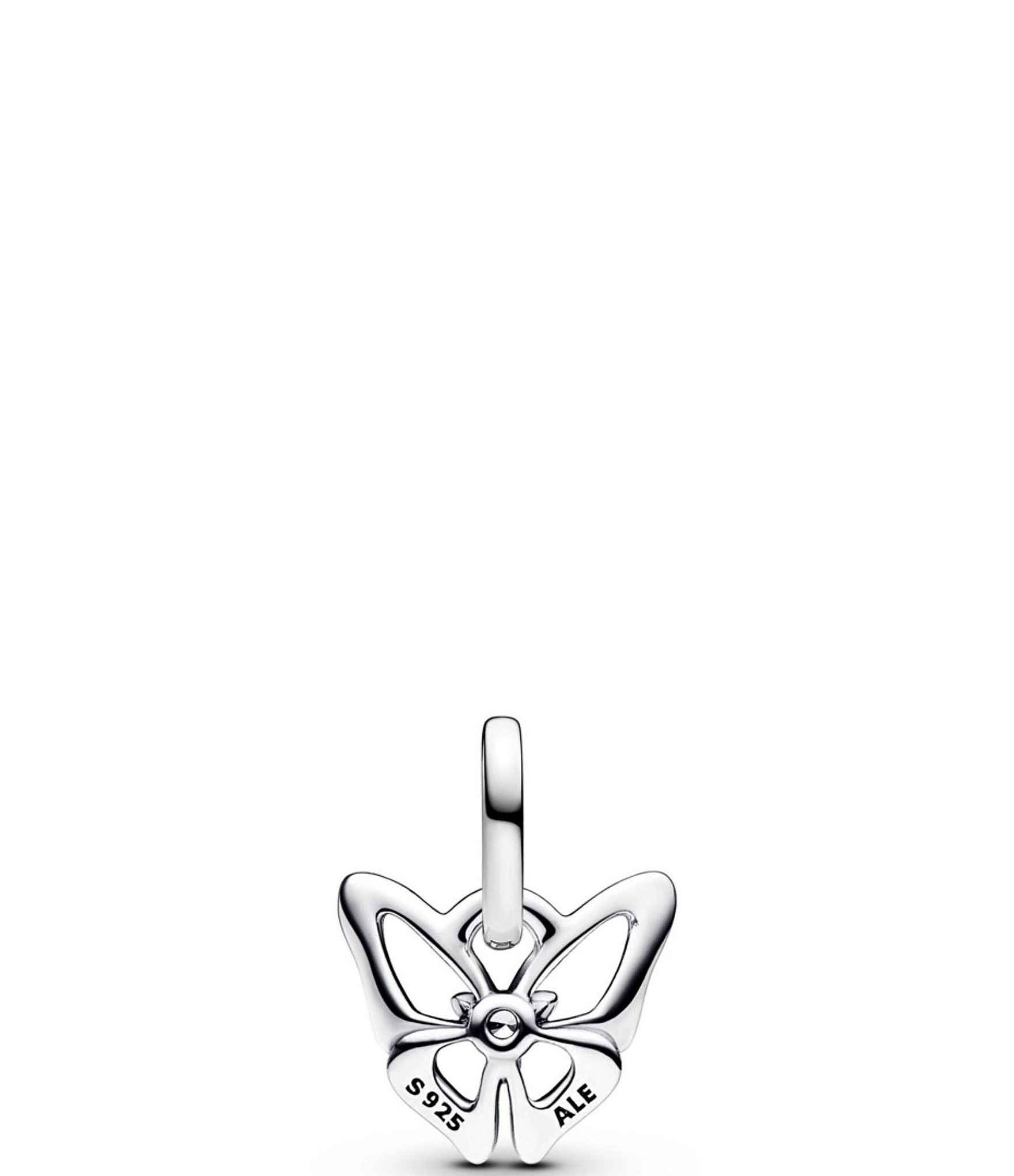 Pandora Mini Butterfly Dangle Sterling Silver Charm