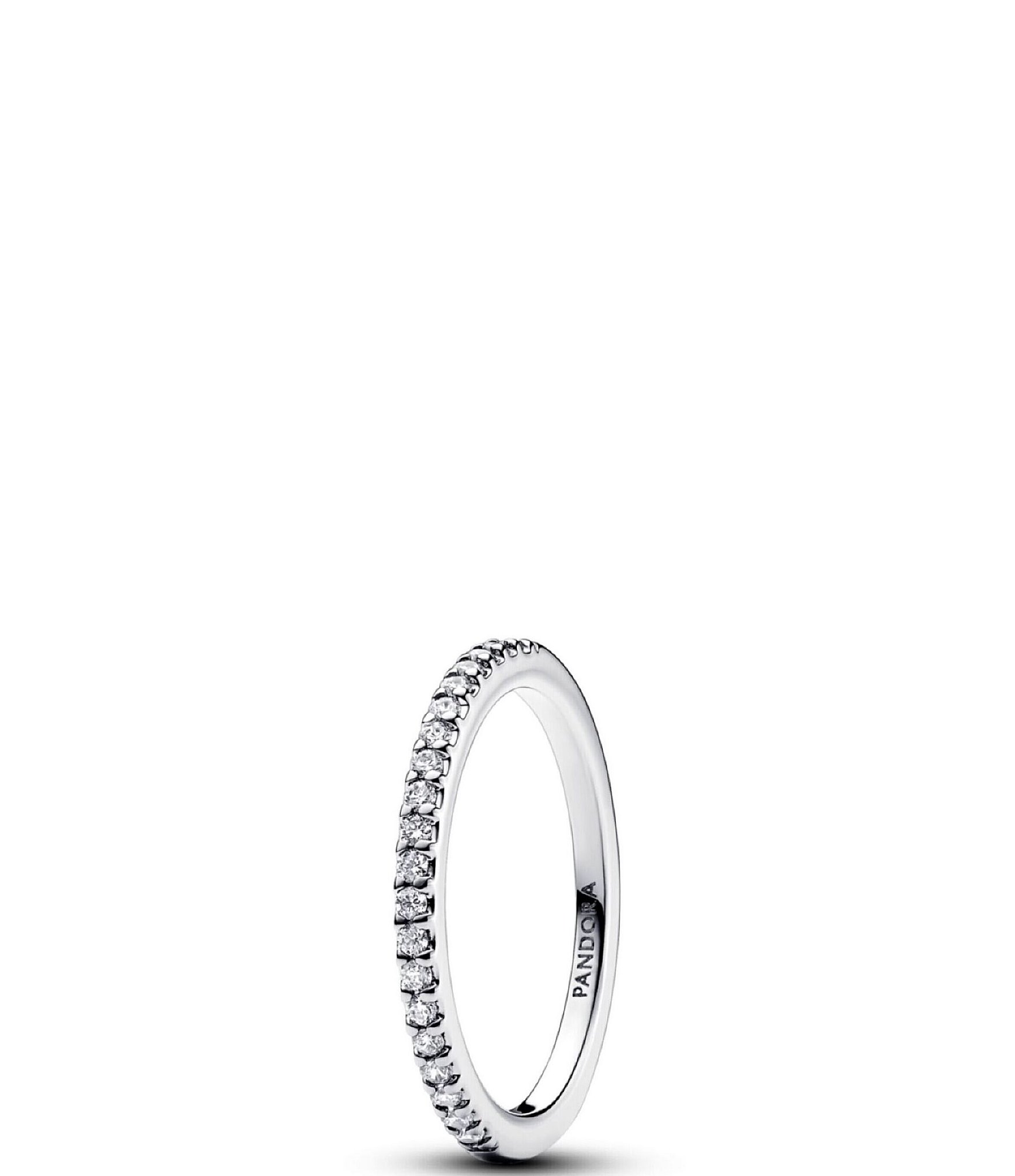 Pandora Sparkling Sterling Silver Band Ring
