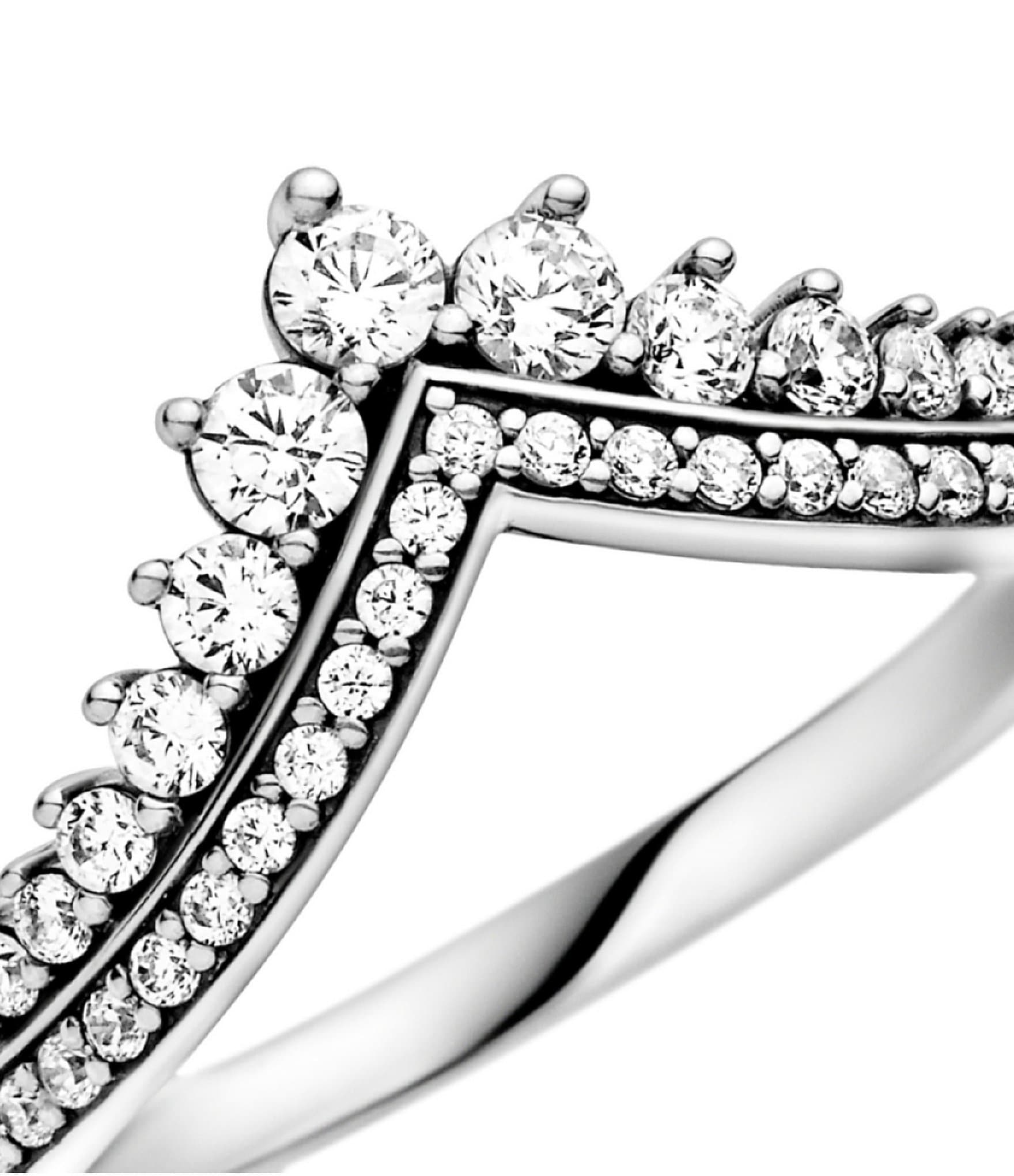 Pandora Timeless Wish Tiara Sterling Silver Statement Ring