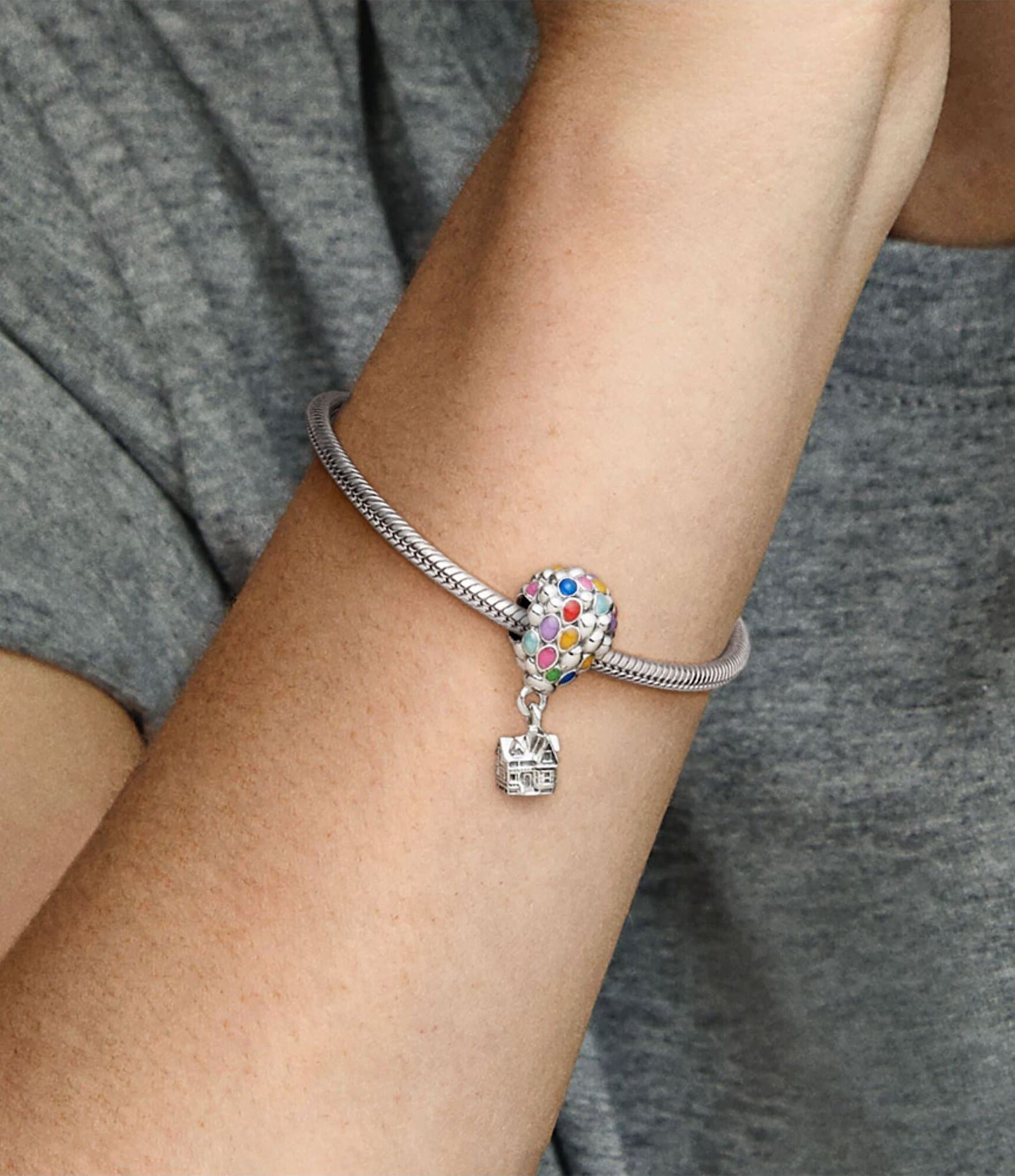 Pandora x Disney's Up House & Balloons Charm