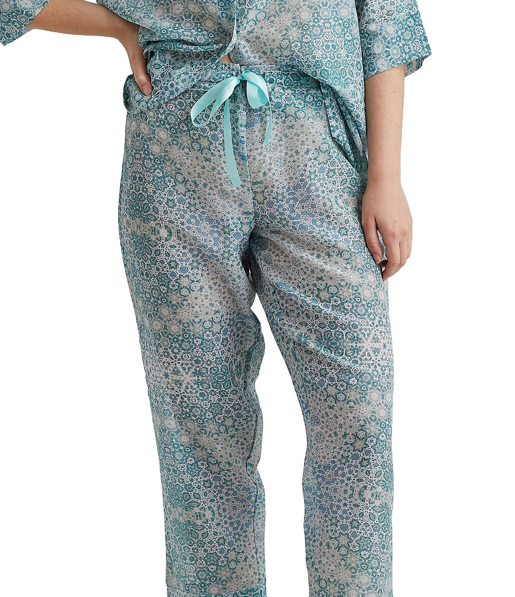 Papinelle Amira Lightweight 3/4 Sleeve Cropped Pajama Set