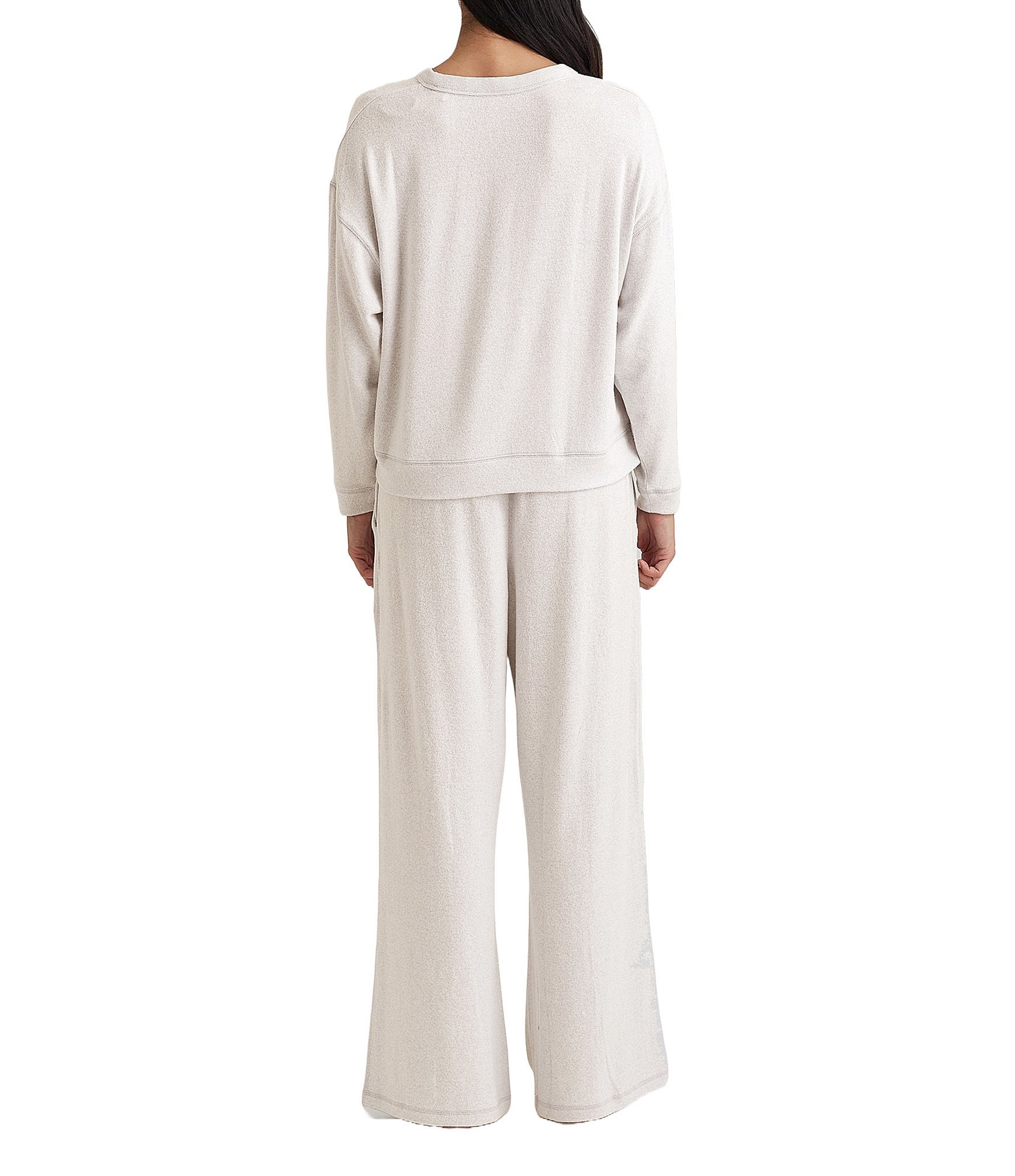 Papinelle Feather Soft Henley & Wide Leg Lounge Set