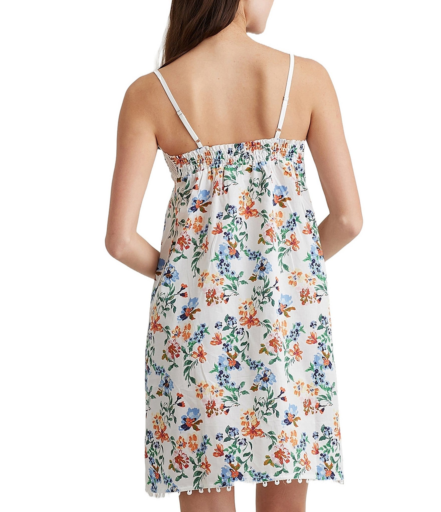 Papinelle Harper Woven Sateen Sleeveless Floral Print Chemise