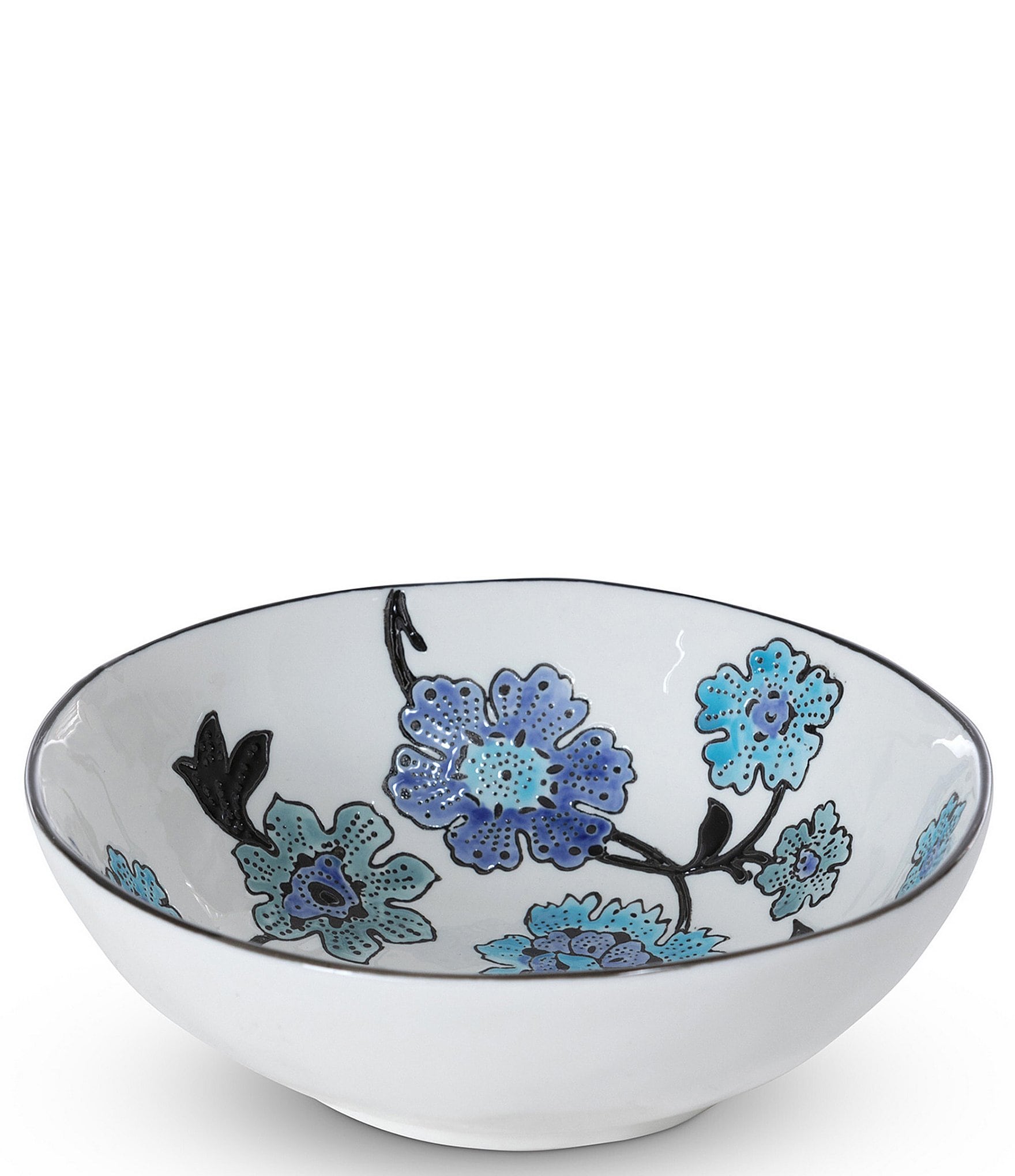 Park Hill Periwinkle Vine Pattern Bowl