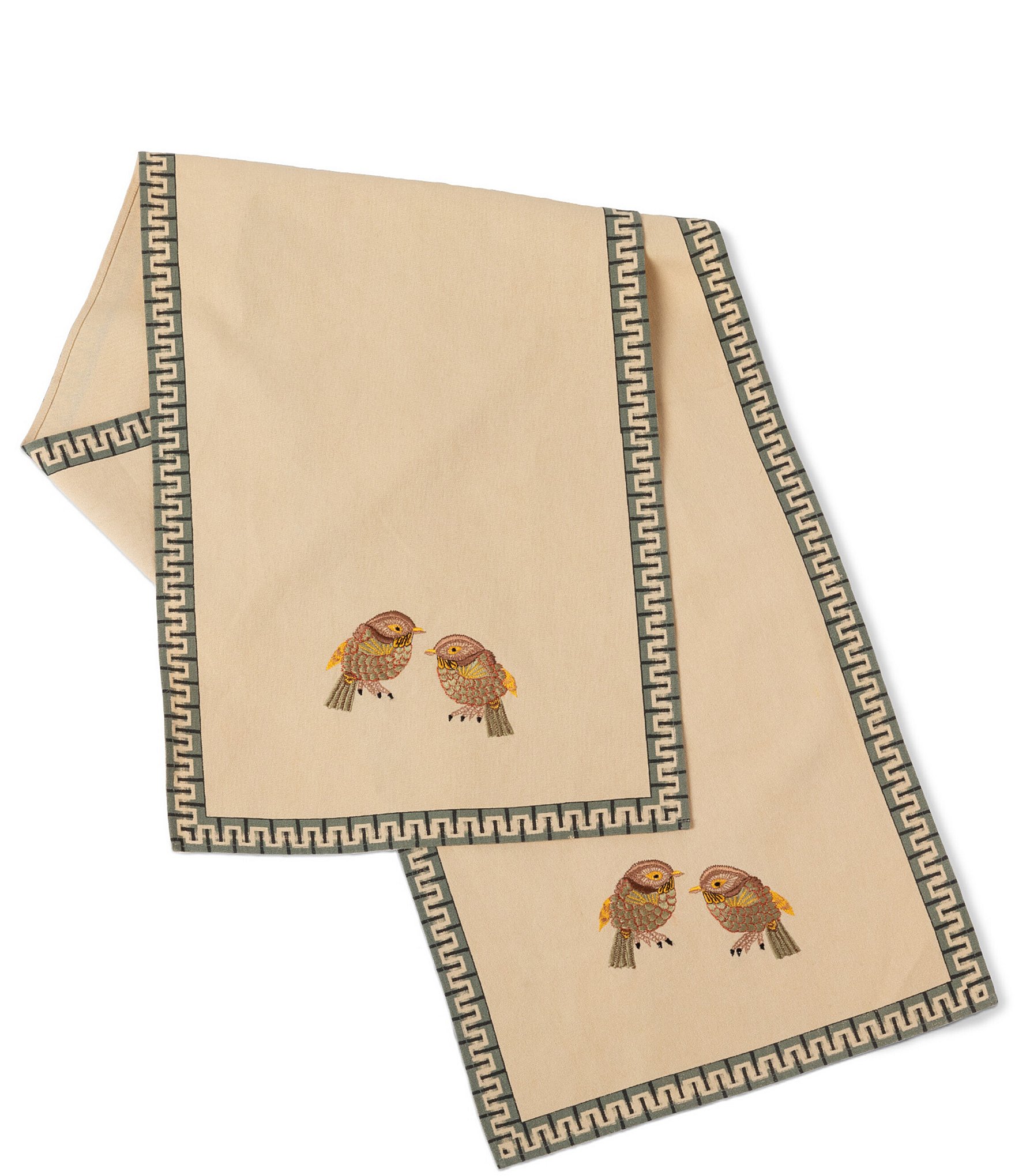 Park Hill Roost Embroidered Pattern Runner | Dillard's