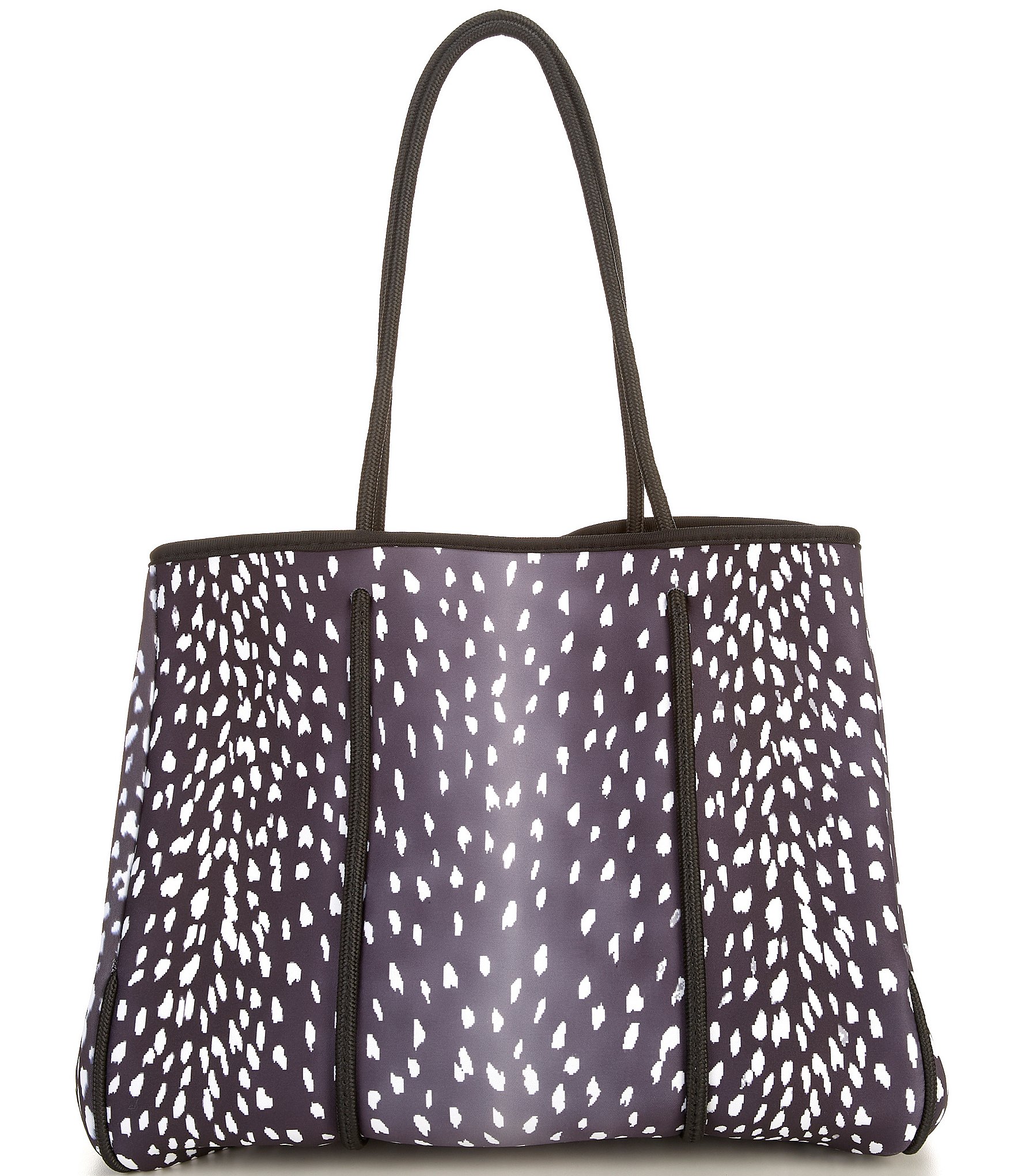 Parker & Hyde Neoprene Black Fawn Tote Bag | Dillard's