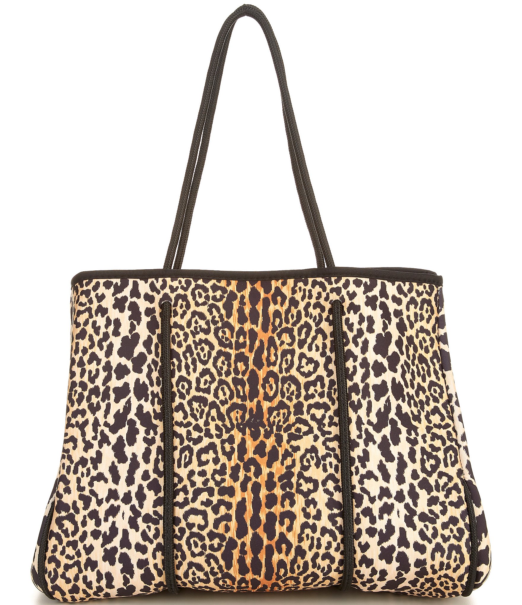 Parker Hyde Neoprene Exotic Leopard Tote Bag, Womens, Exotic Leopard