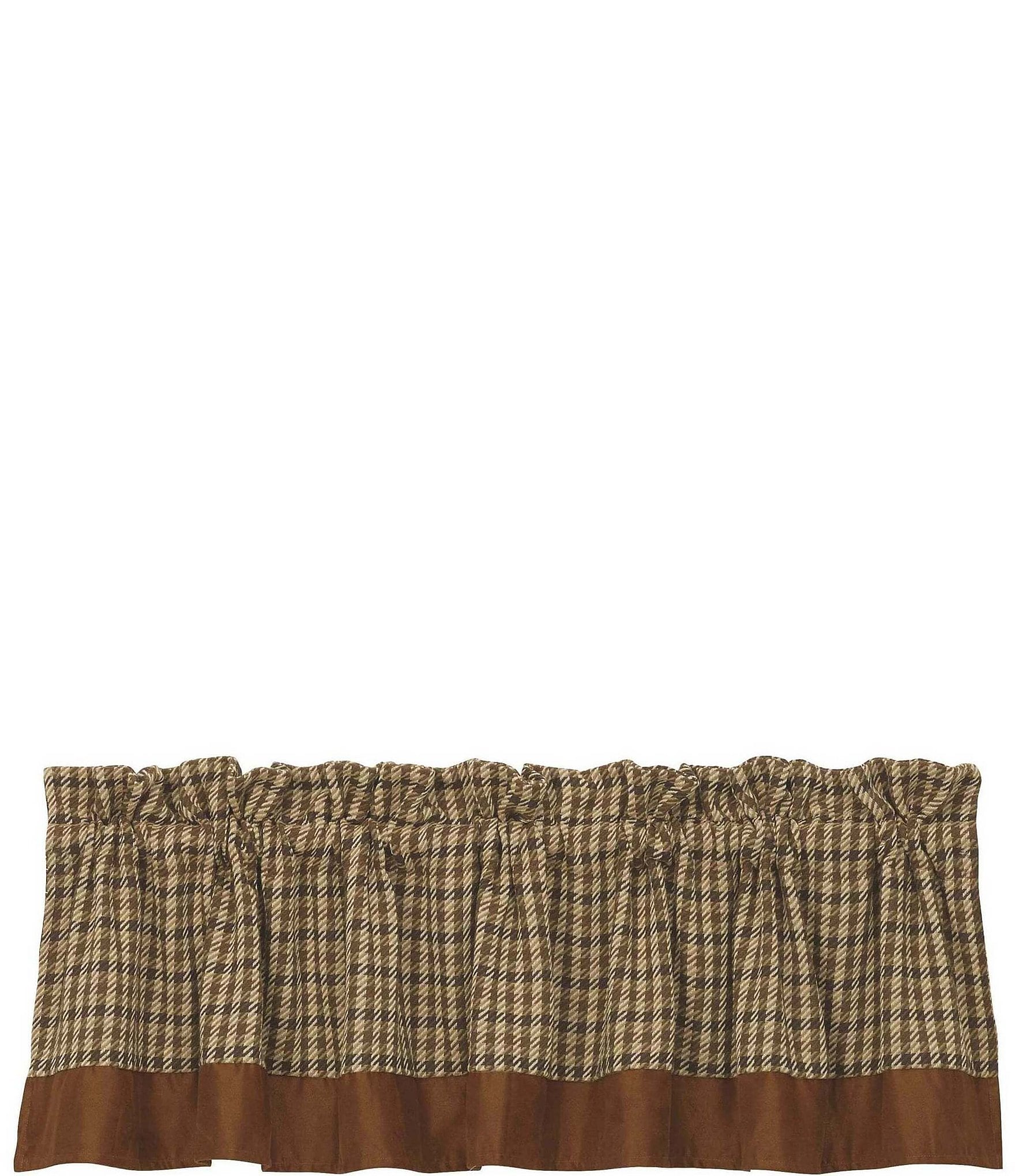 HiEnd Accents x Paseo Road Crestwood Houndstooth Window Valance