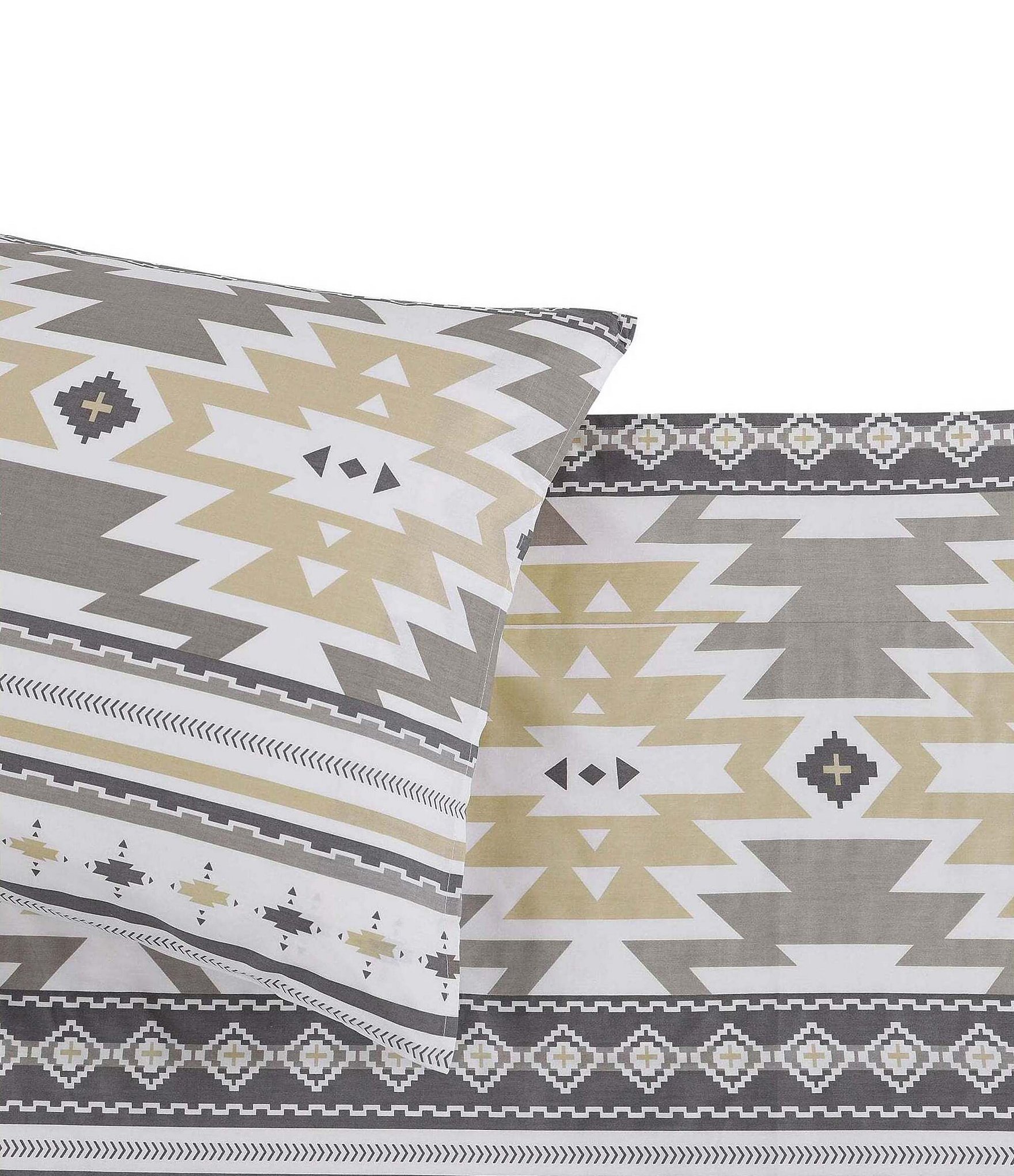 Paseo Road by HiEnd Accents Southwestern Desert Sage Cotton Sheet Set