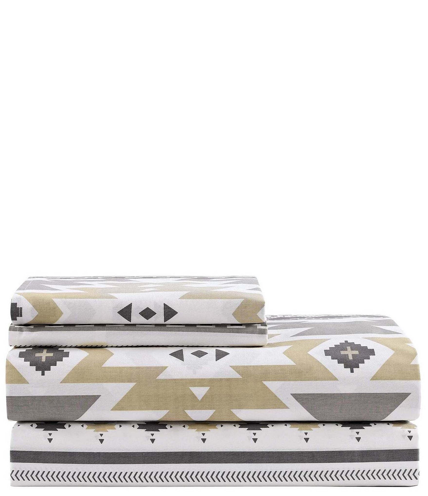 HiEnd Accents x Paseo Road Southwestern Desert Sage Cotton Sheet Set