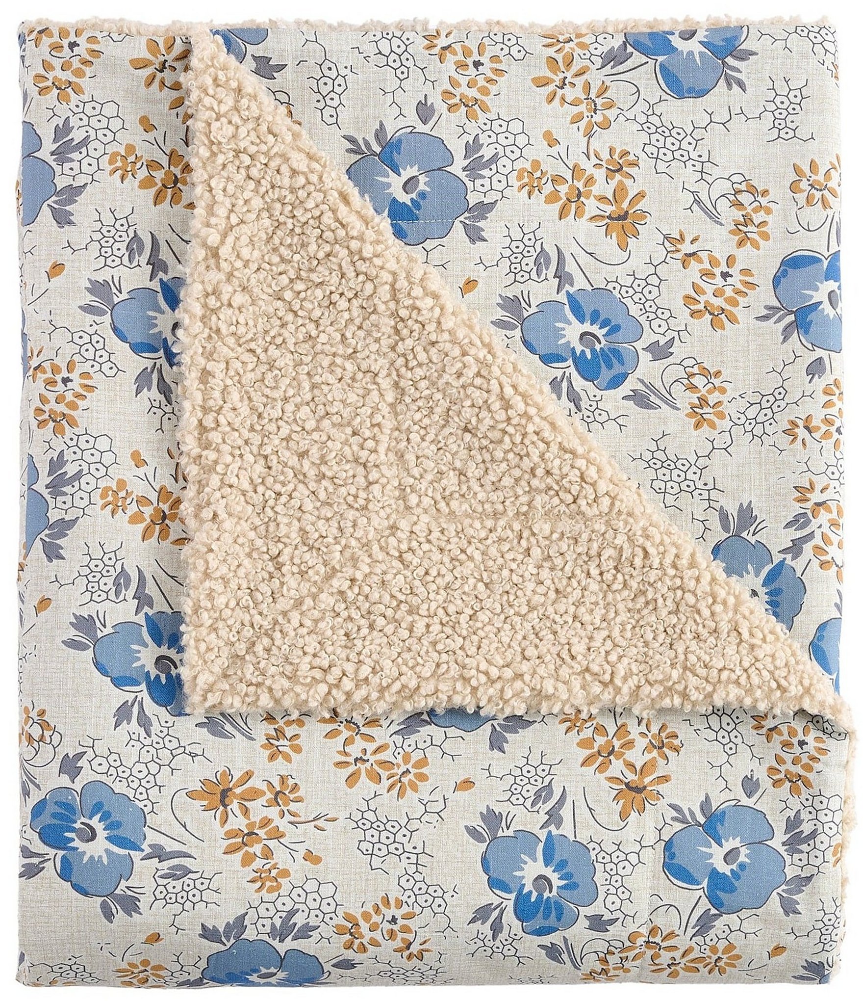 HiEnd Accents x Paseo Road Tasha Polizzi Collection Sandra Teddy Backed Throw Blanket