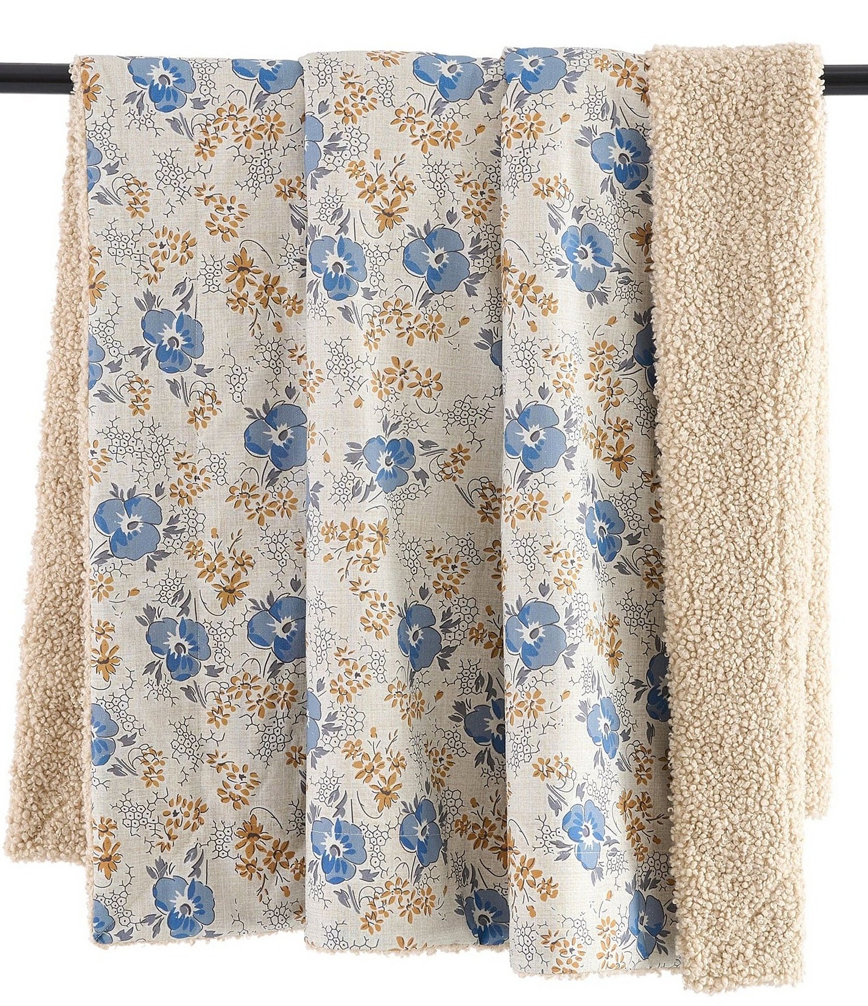 HiEnd Accents x Paseo Road Tasha Polizzi Collection Sandra Teddy Backed Throw Blanket