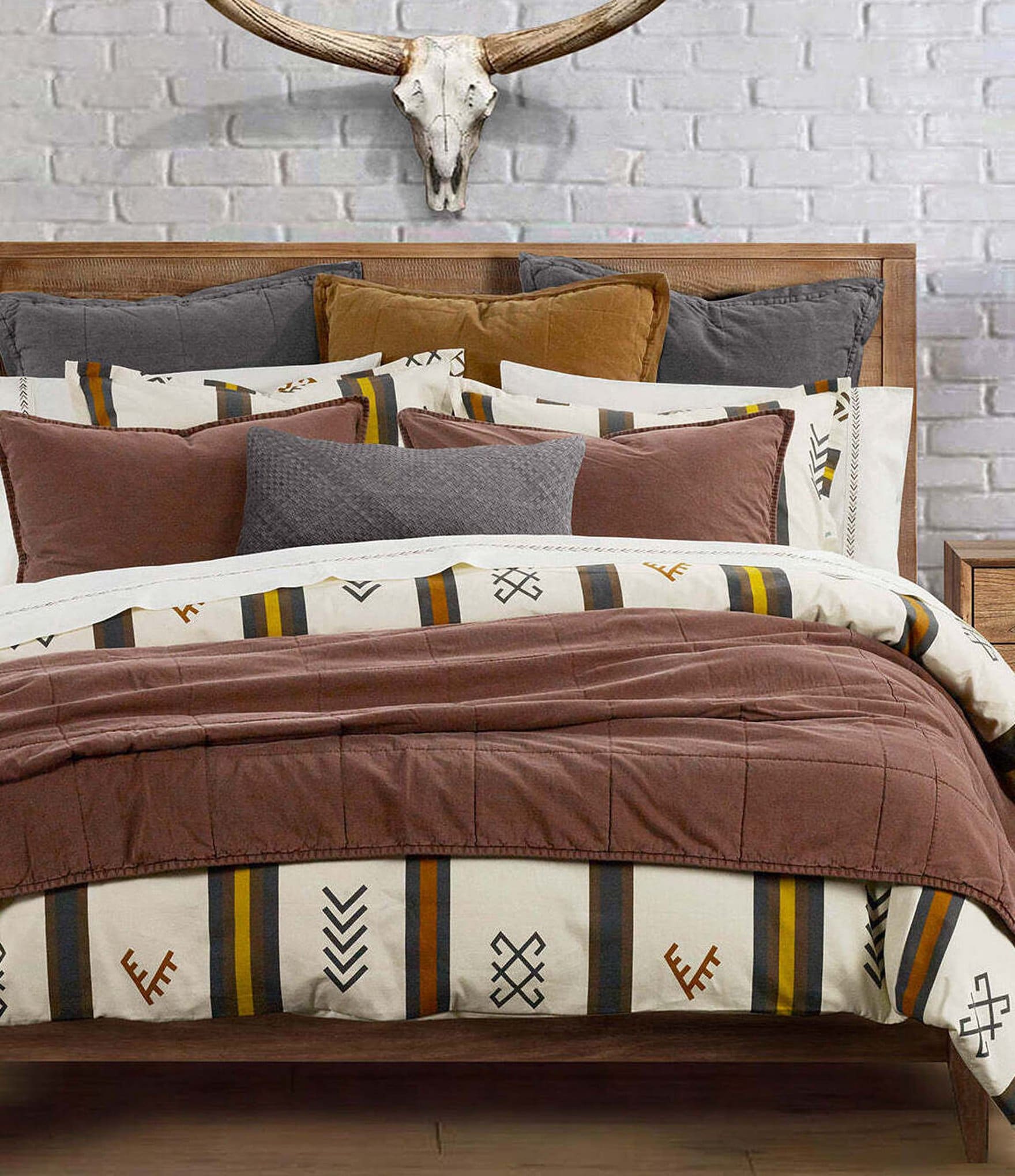 Paseo Road by HiEnd Accents Toluca Cotton Canvas Duvet Cover Mini Set