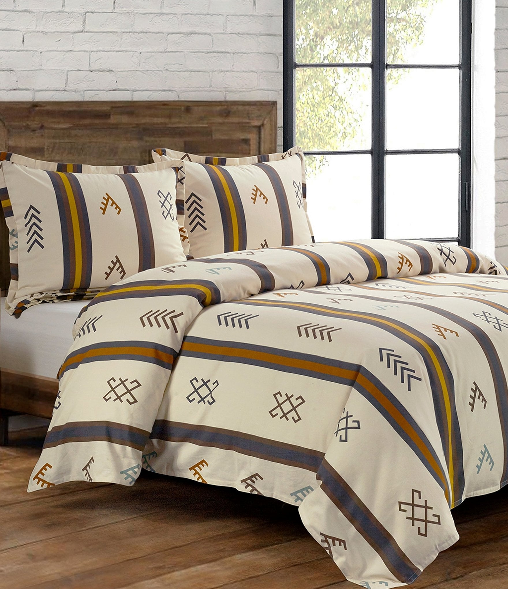 Paseo Road by HiEnd Accents Toluca Cotton Canvas Duvet Cover Mini Set